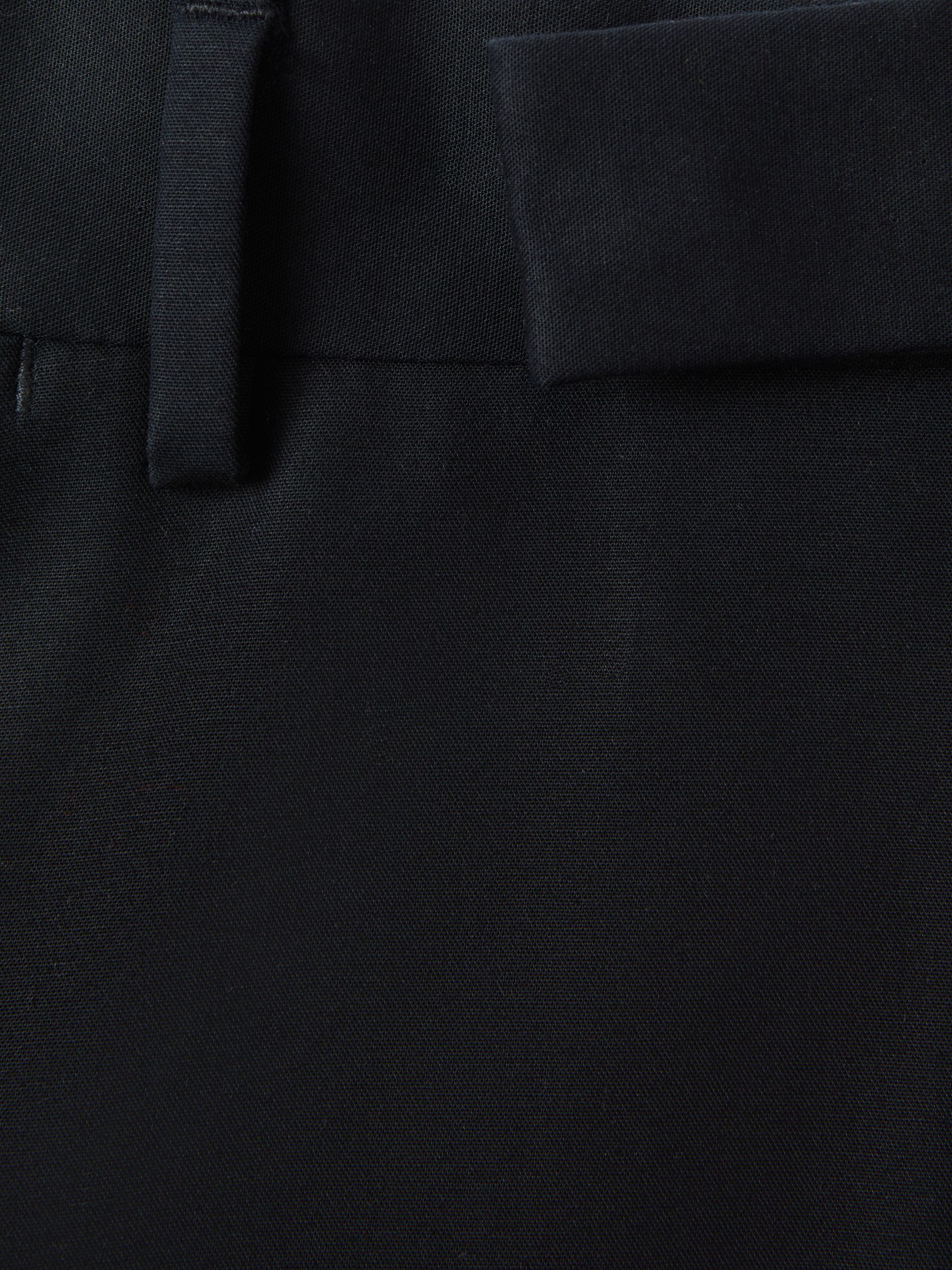 Cotton Blend Chinos in Navy - Image 6 of 6