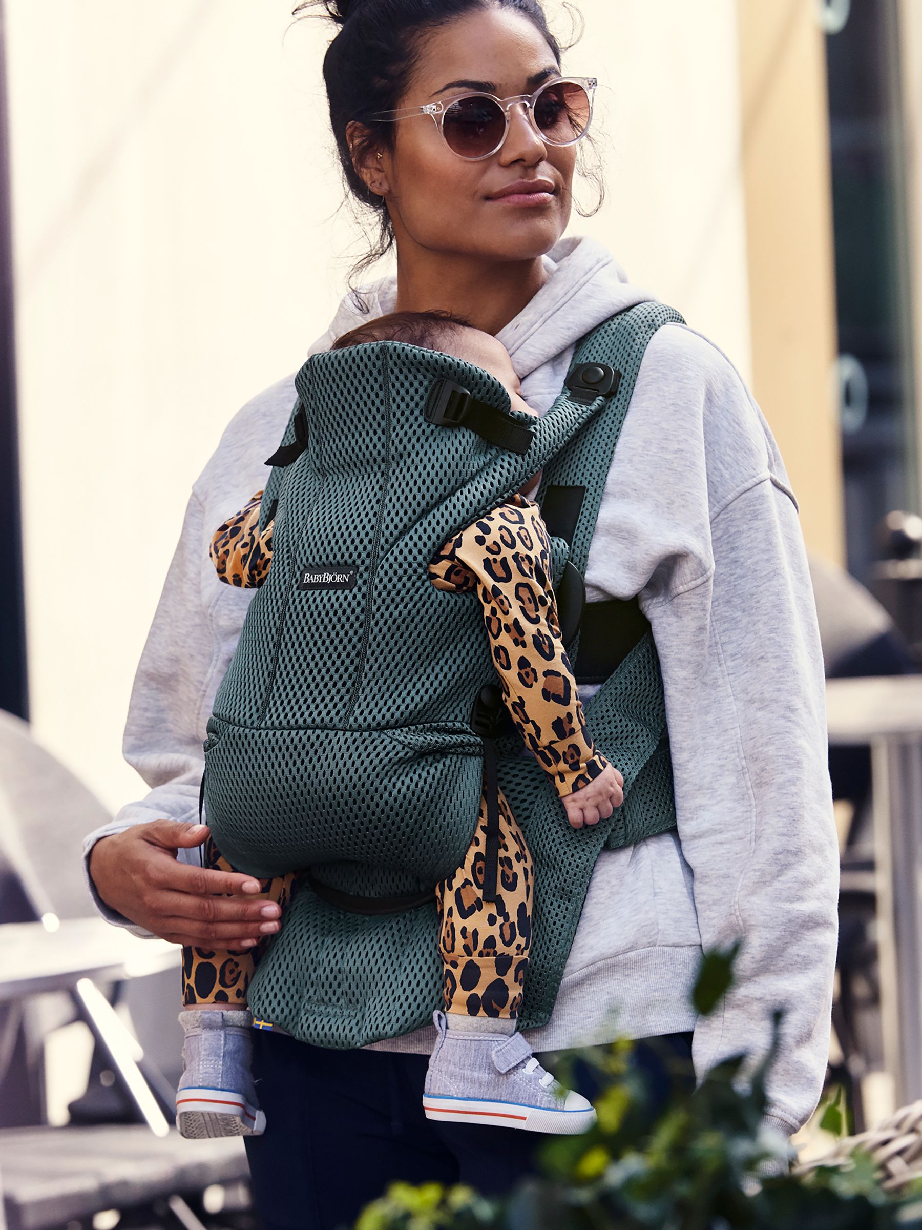BabyBjörn Sage Green Baby Carrier Move 3D Mesh - Image 1 of 4