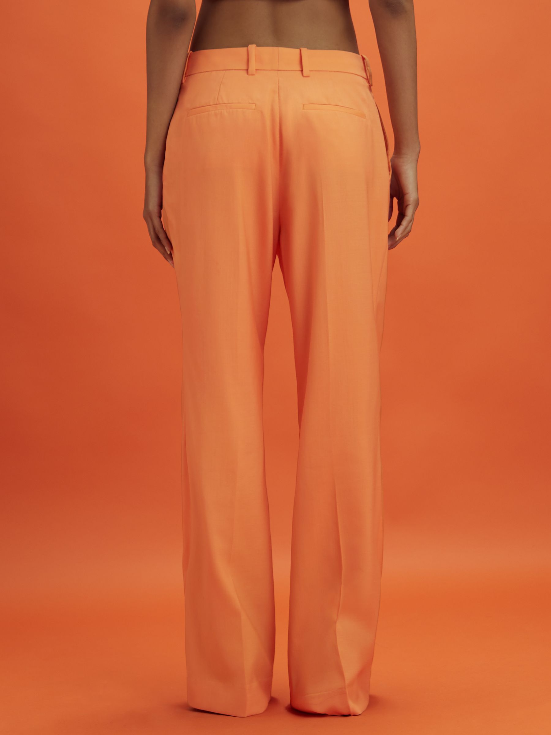 McLaren F1 Wide Leg Trousers in Papaya - Image 5 of 7