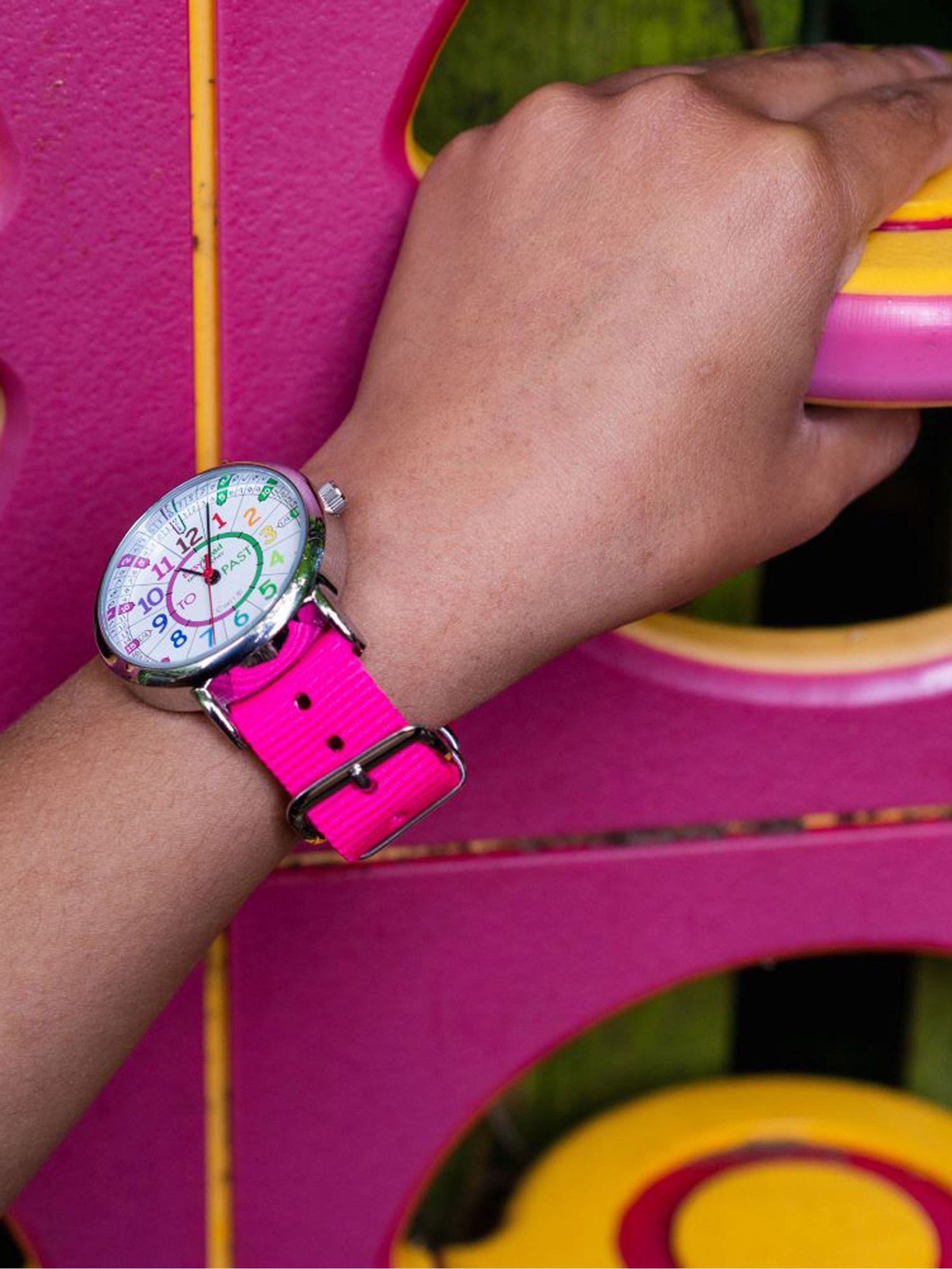 Pink EasyRead Time Teacher Children's Wrist Watch - Image 2 of 3