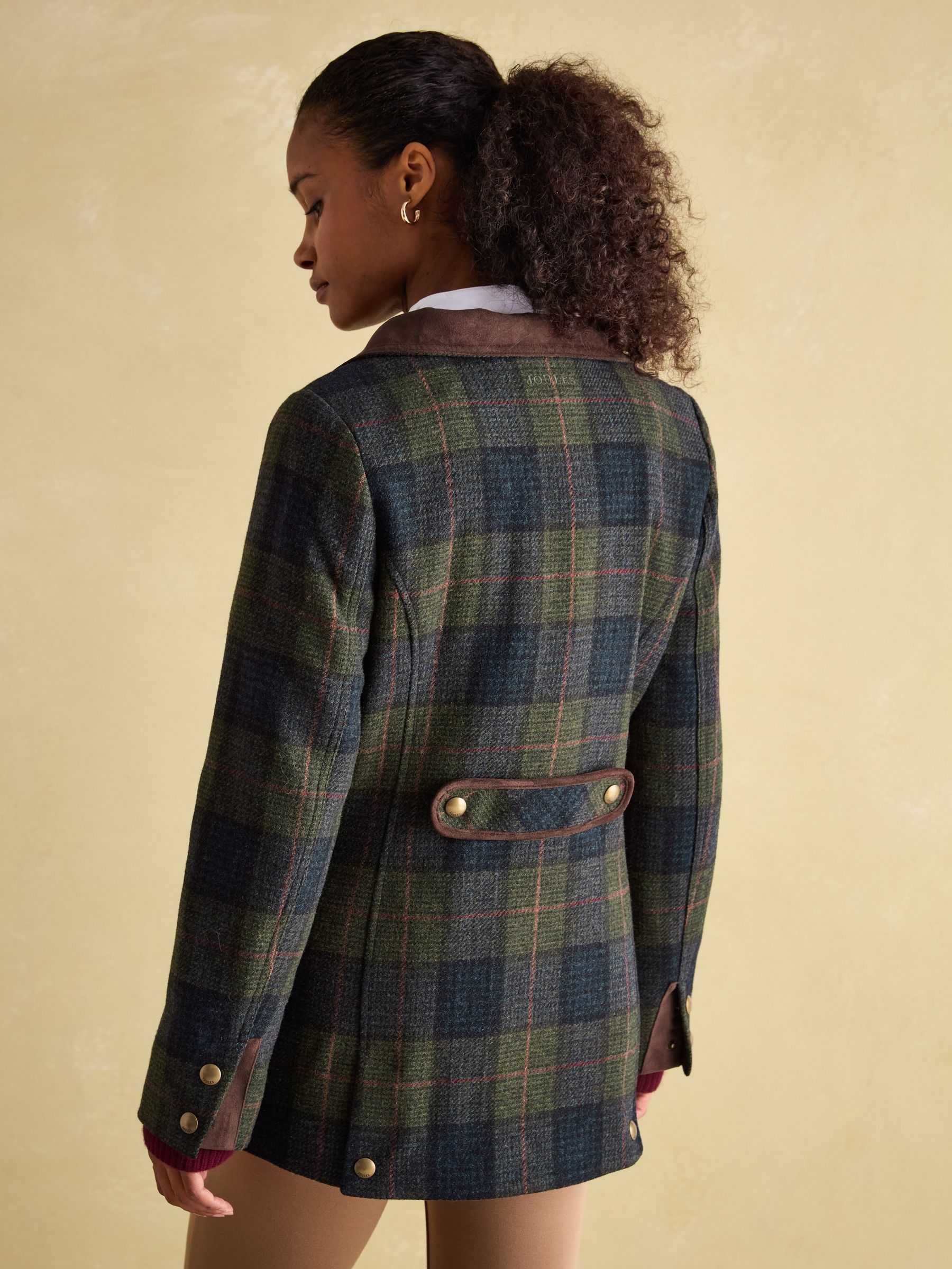 Fieldcoat Navy/Khaki Tweed Jacket - Image 2 of 8