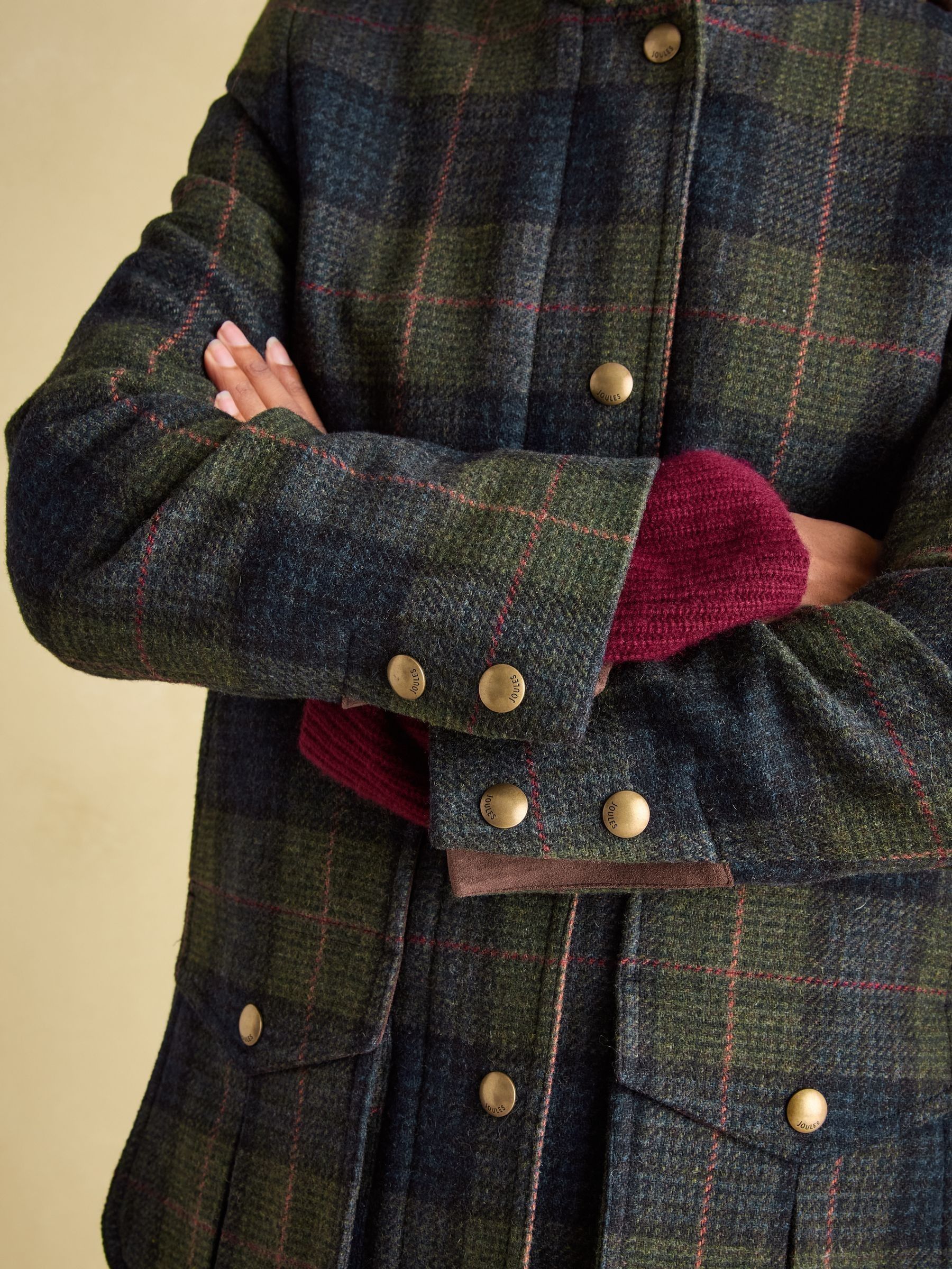 Fieldcoat Navy/Khaki Tweed Jacket - Image 7 of 8