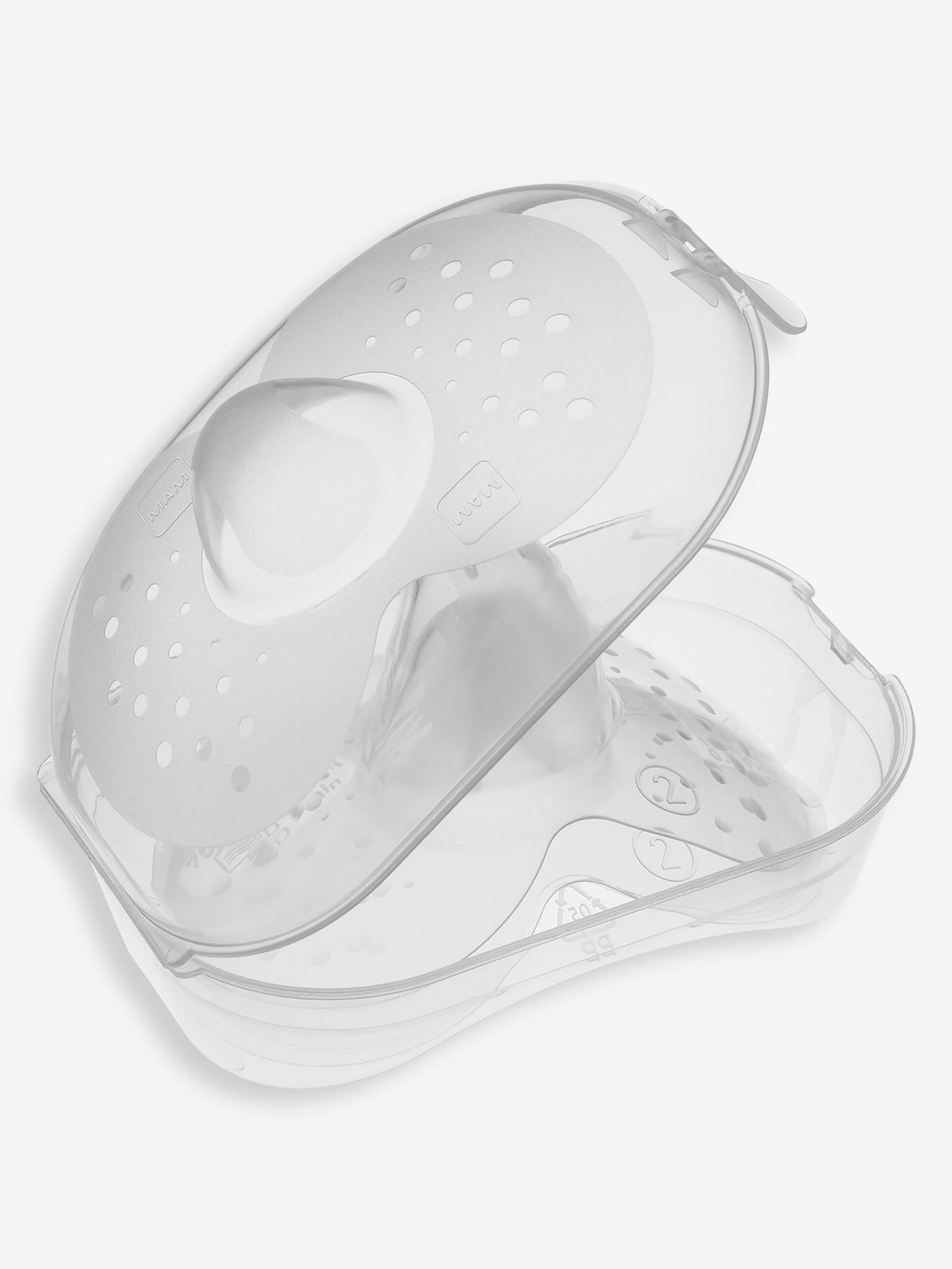 2-Pack MAM Silicone Nipple Shields - Size 2 - Image 2 of 8