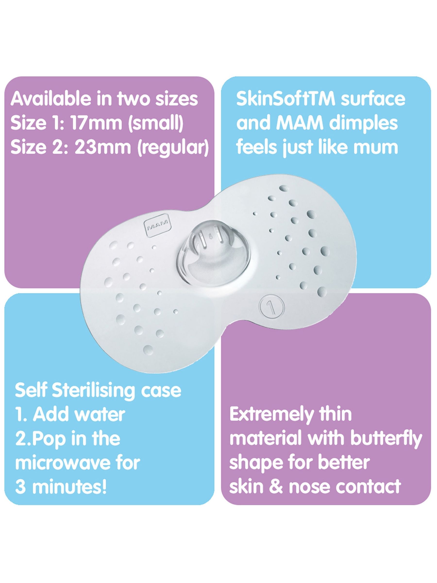 2-Pack MAM Silicone Nipple Shields - Size 2 - Image 6 of 8
