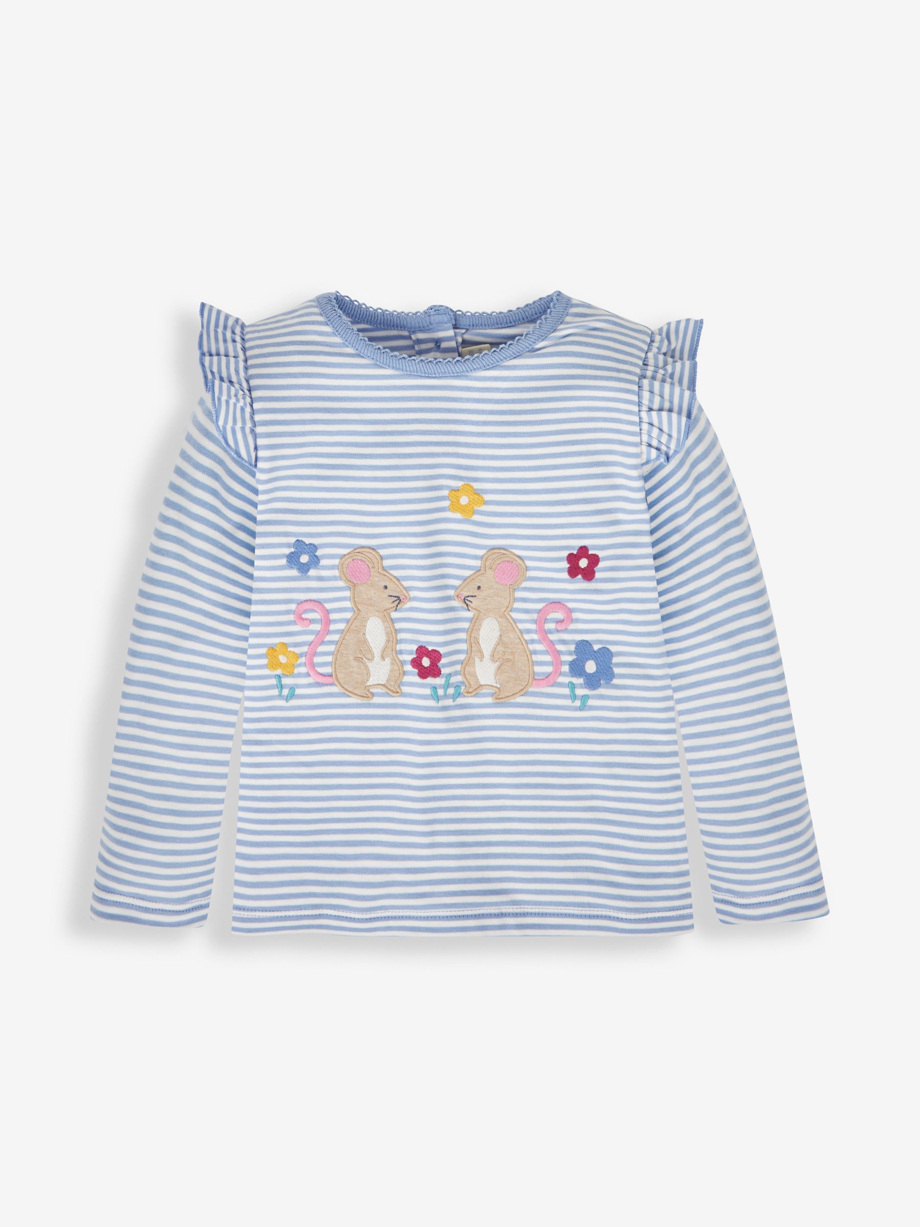 Blue Mouse Appliqué Top - Image 1 of 3
