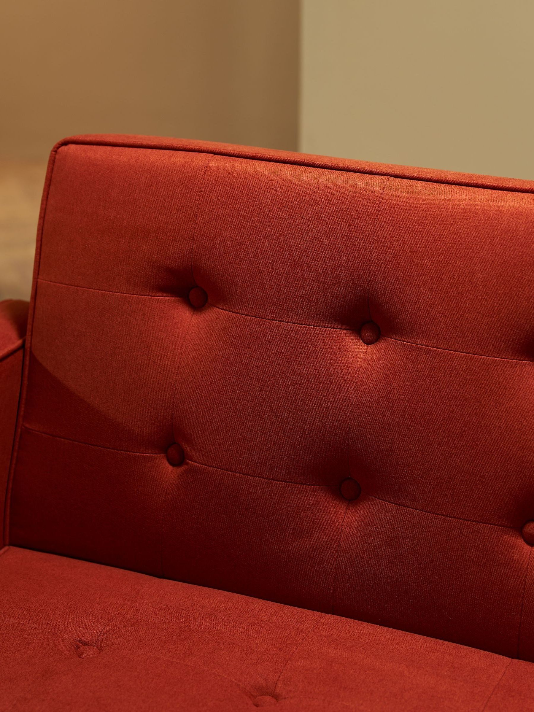 Rosslyn Left Hand Facing Sofa Bed in Orange - Image 4 of 5