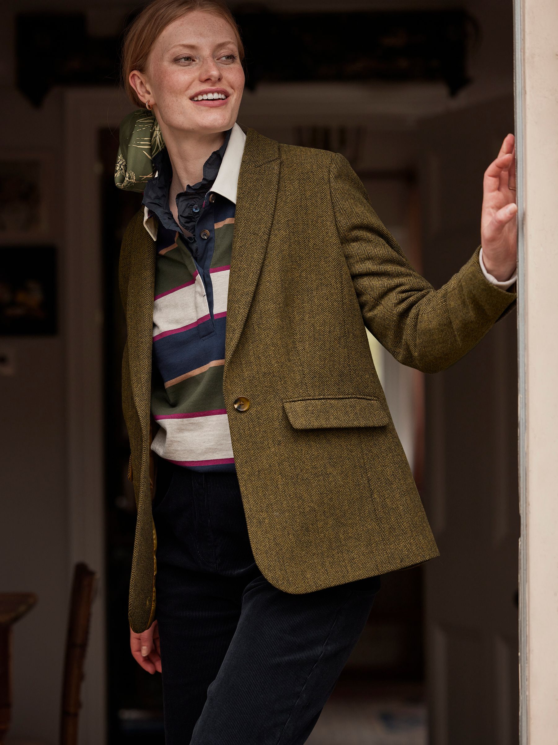 Bramble Brown Tweed Blazer - Image 1 of 8