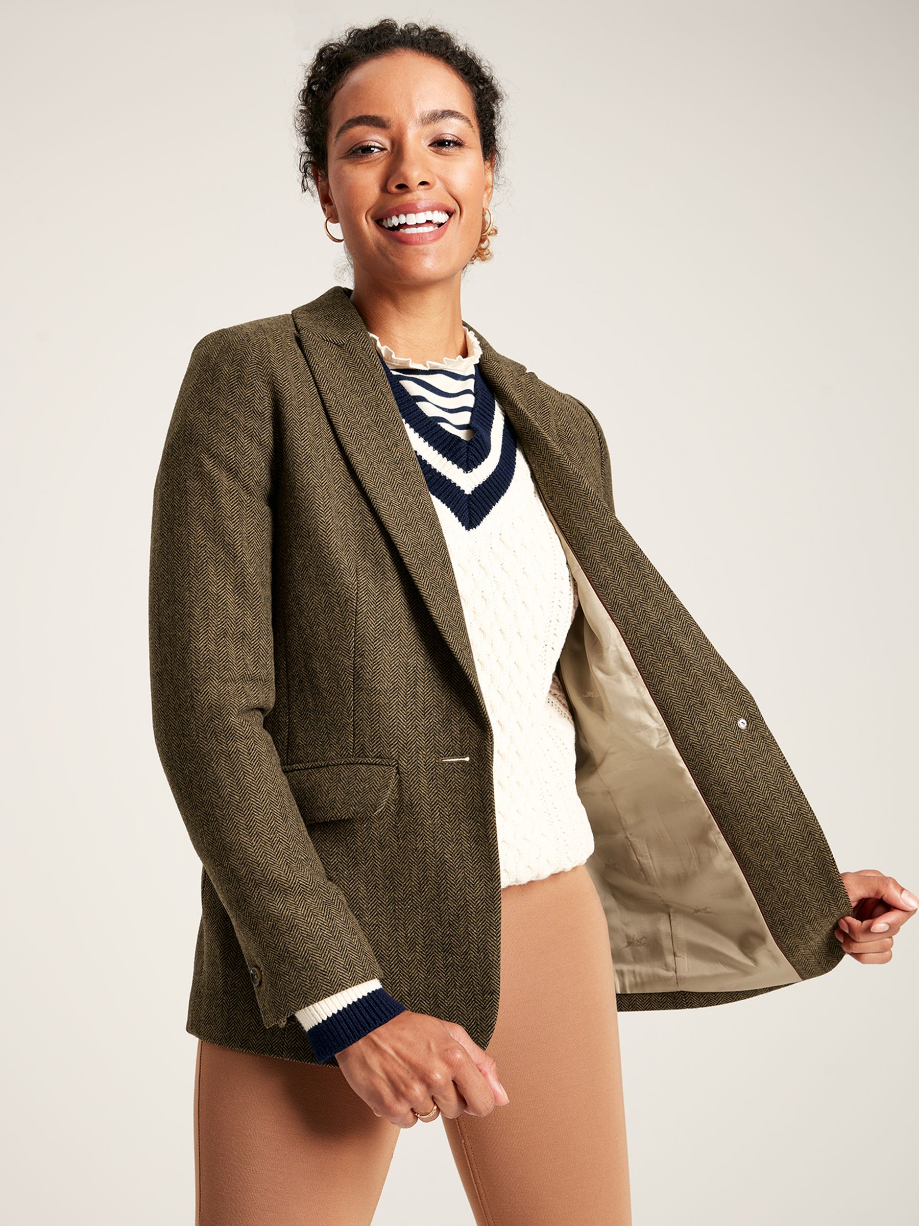 Bramble Brown Tweed Blazer - Image 3 of 8