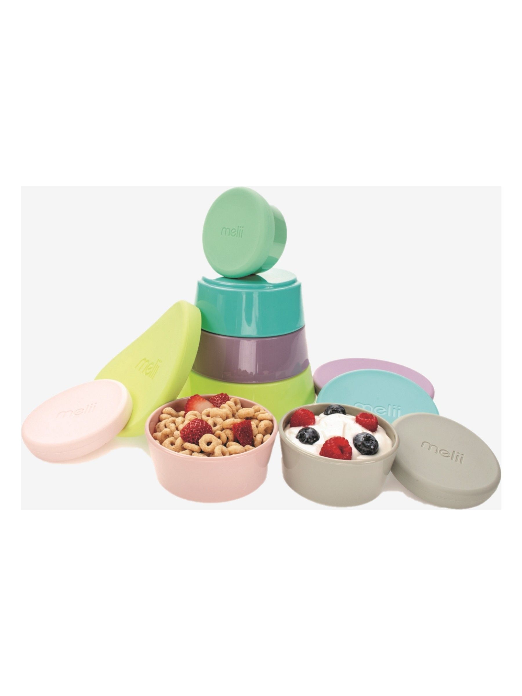 Melii Stacking Containers with Silicone Lids - Image 8 of 10
