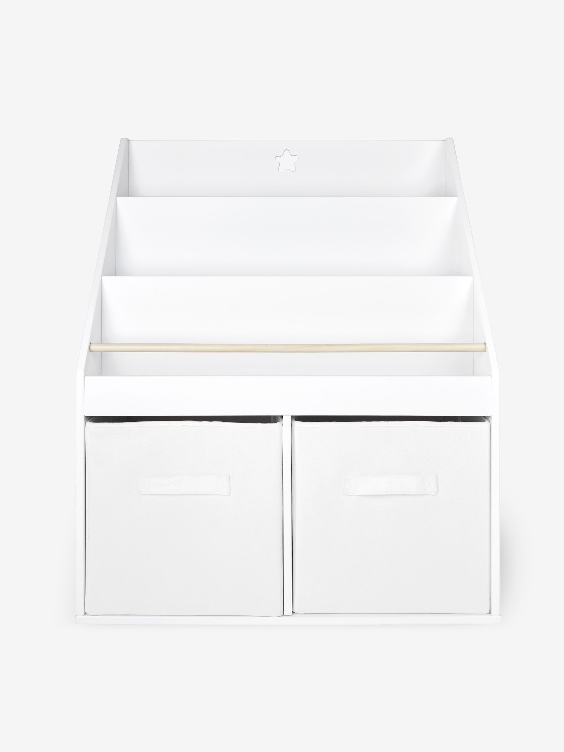 Star Book & Toy Organiser with Canvas Storage - Image 2 of 3