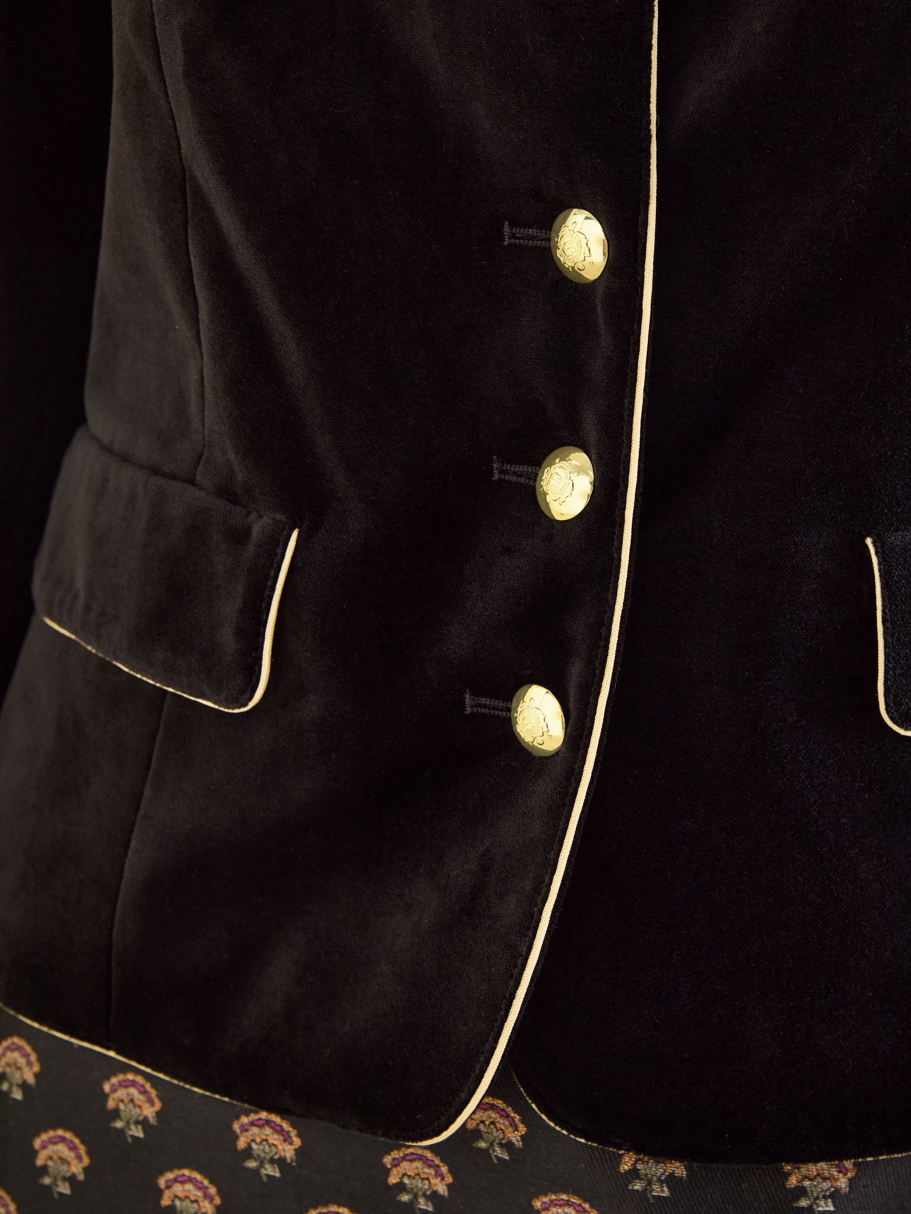 Hollington Black Velvet Band Jacket - Image 7 of 8