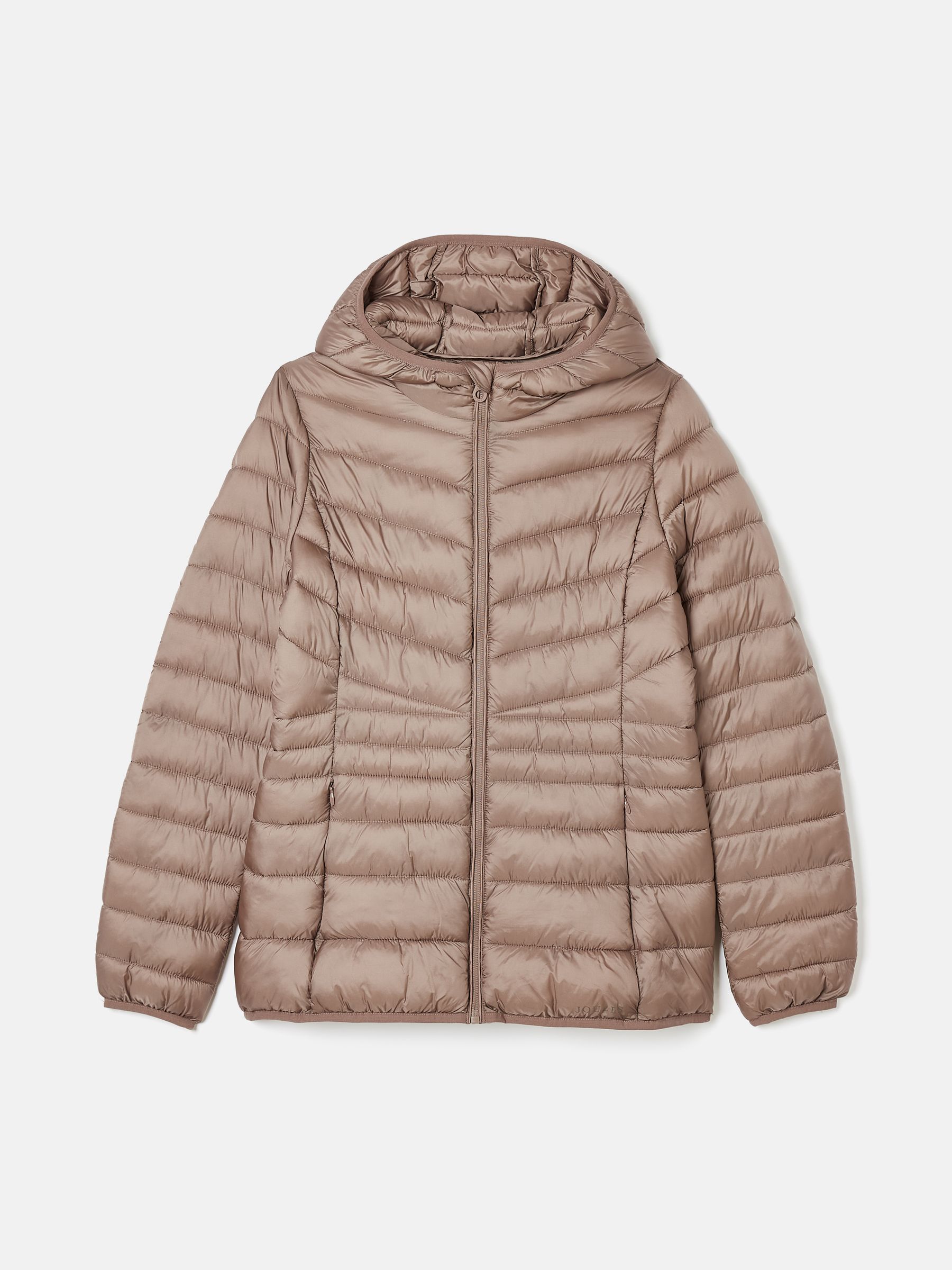 Kenley Neutral Showerproof Padded Coat with Hood - Image 7 of 7