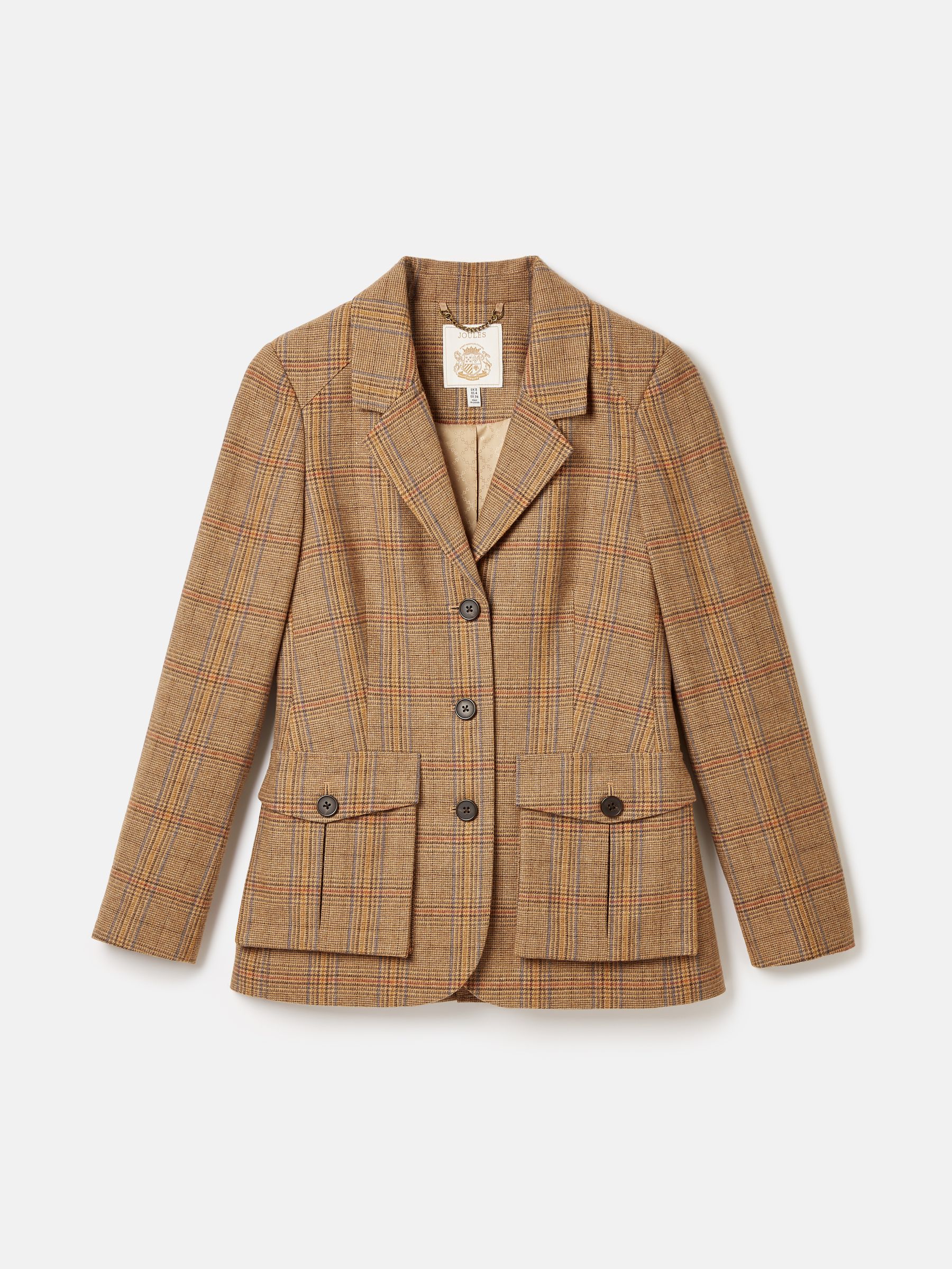 Foxley Brown Check Wool Rich Tweed Suit Blazer - Image 12 of 12