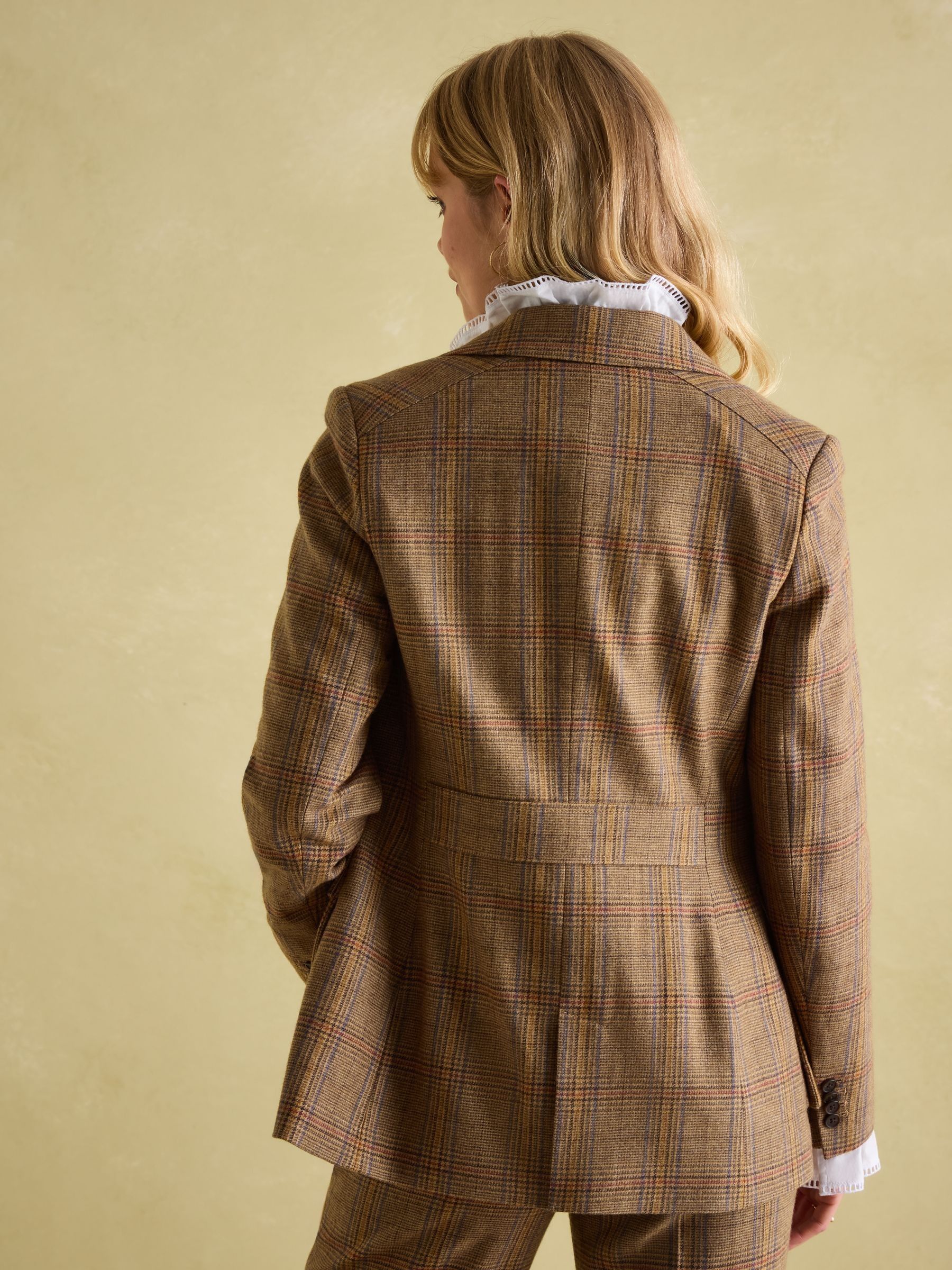 Foxley Brown Check Tweed Suit Blazer - Image 2 of 10