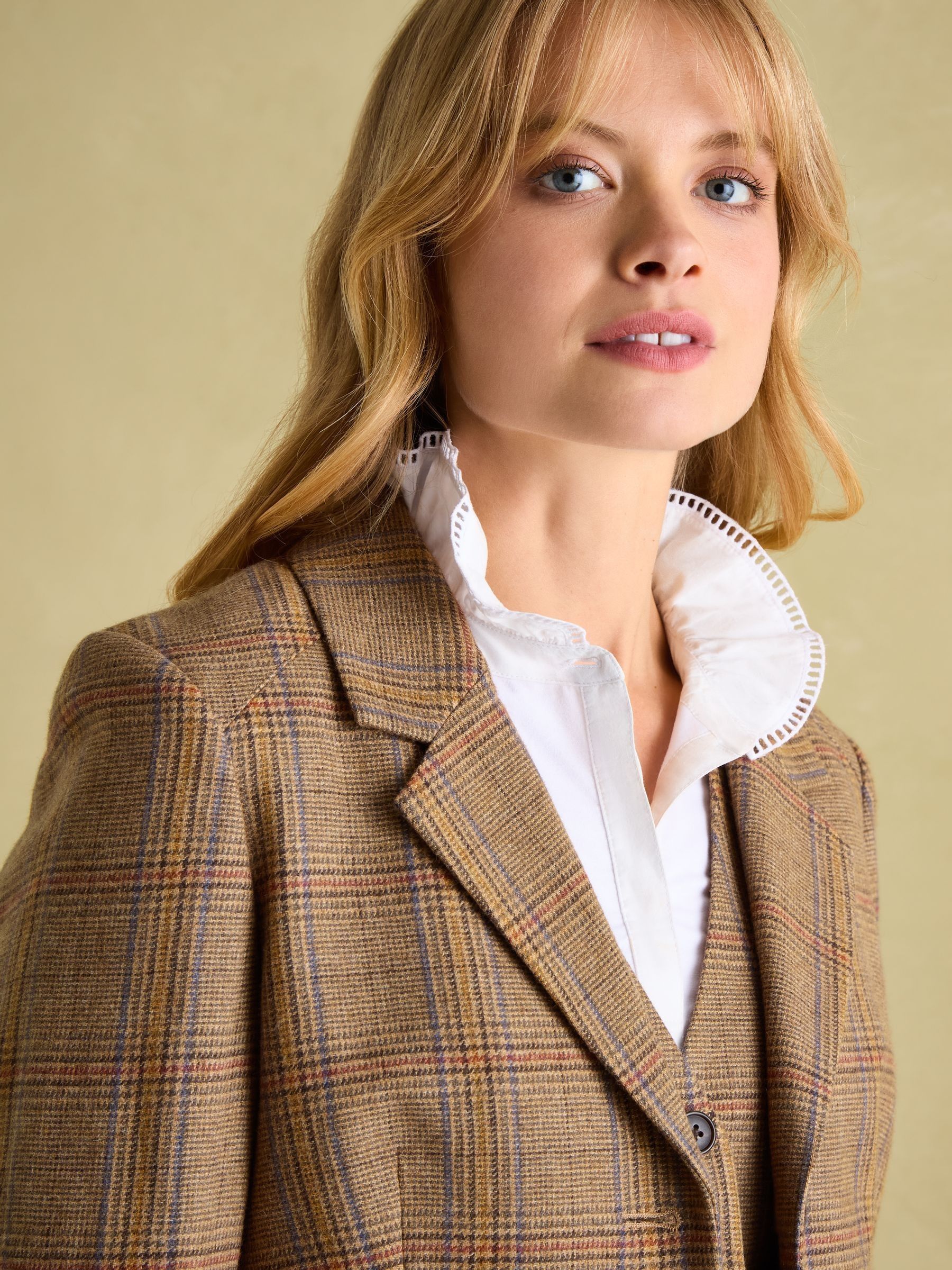 Foxley Brown Check Tweed Suit Blazer - Image 4 of 10