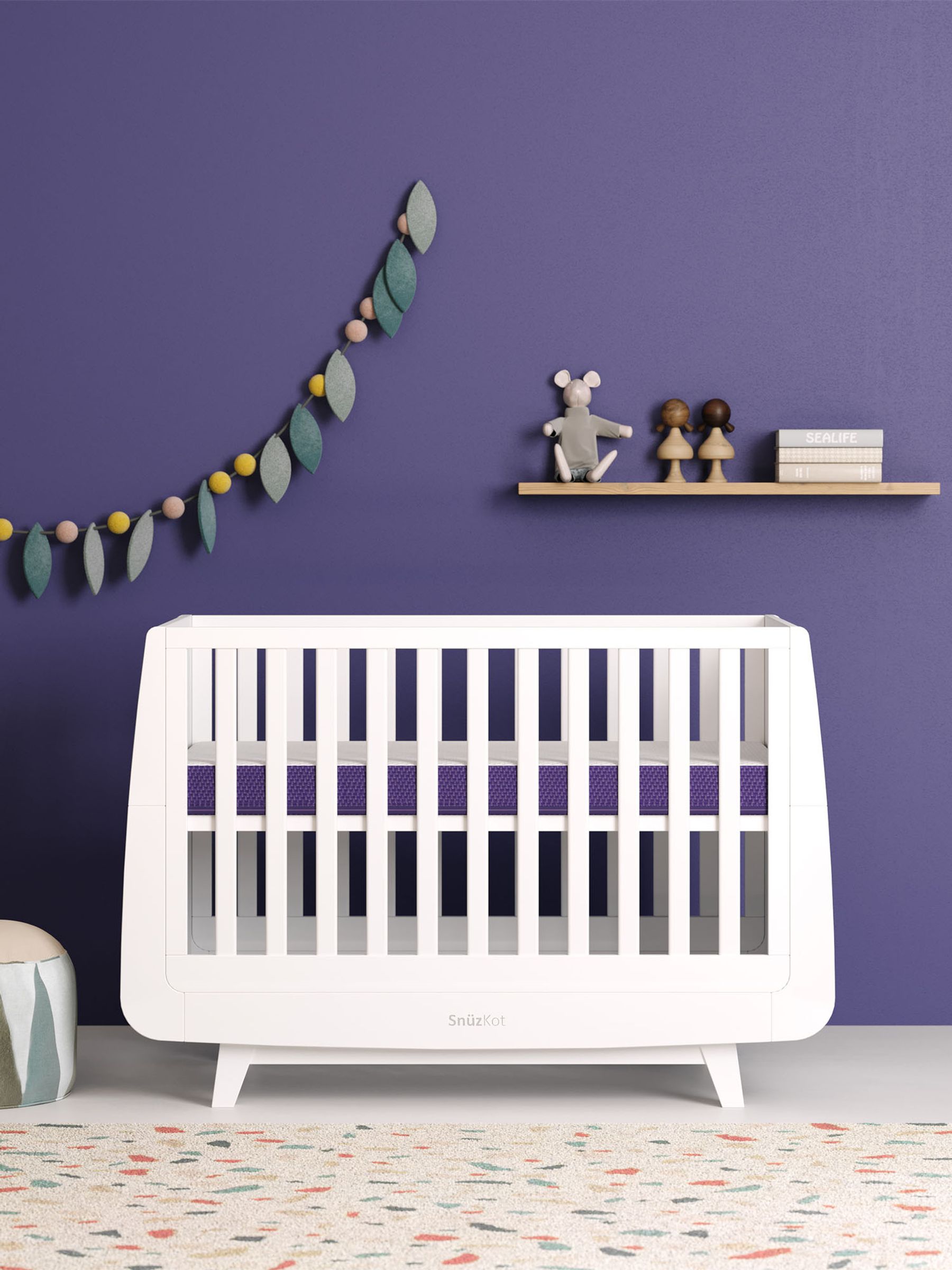 SnuzKot Surface Duo Cot Mattress - Image 4 of 6