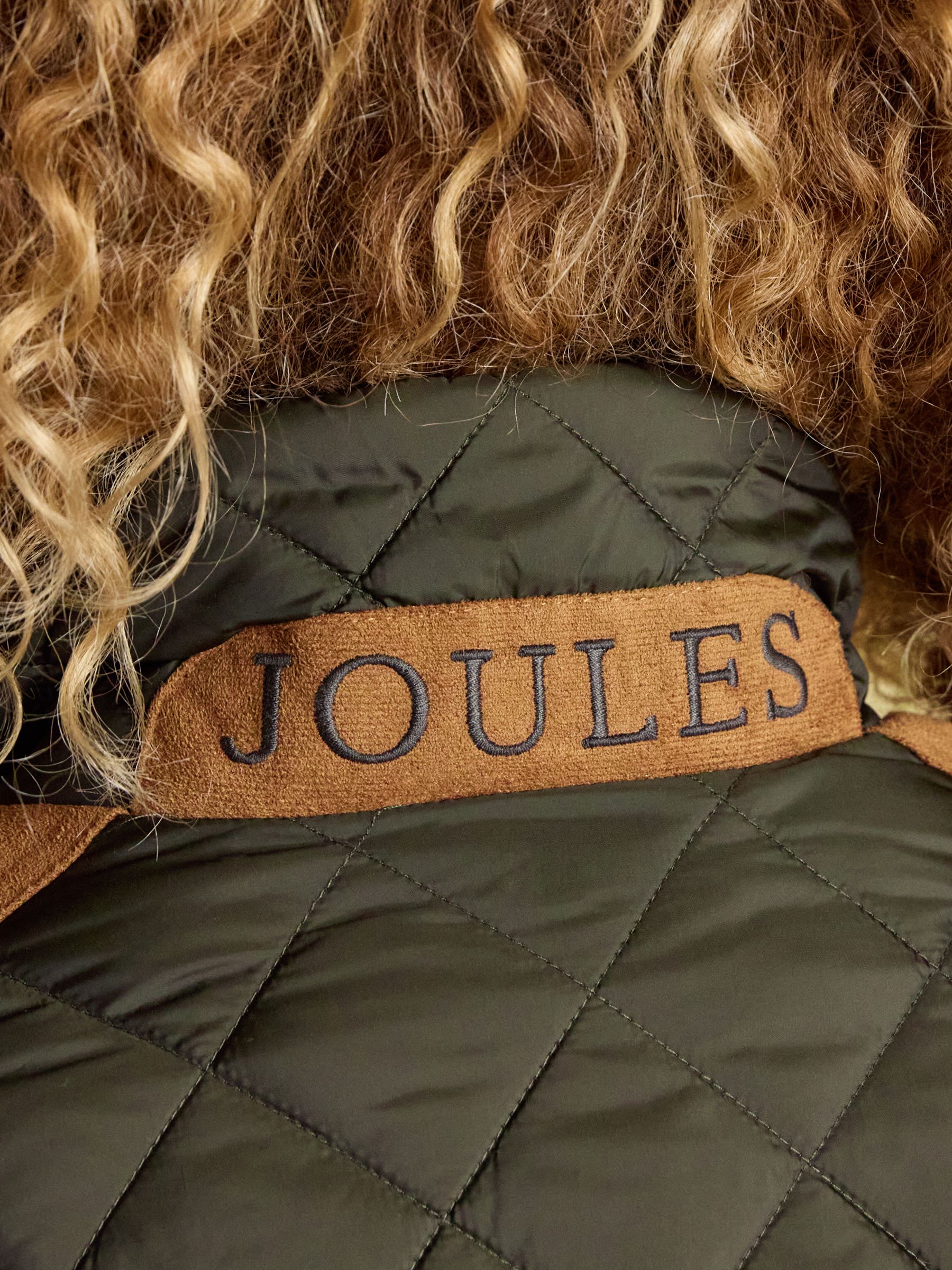 Braemar Luxe Khaki Green Showerproof Diamond Quilted Coat - Image 8 of 12