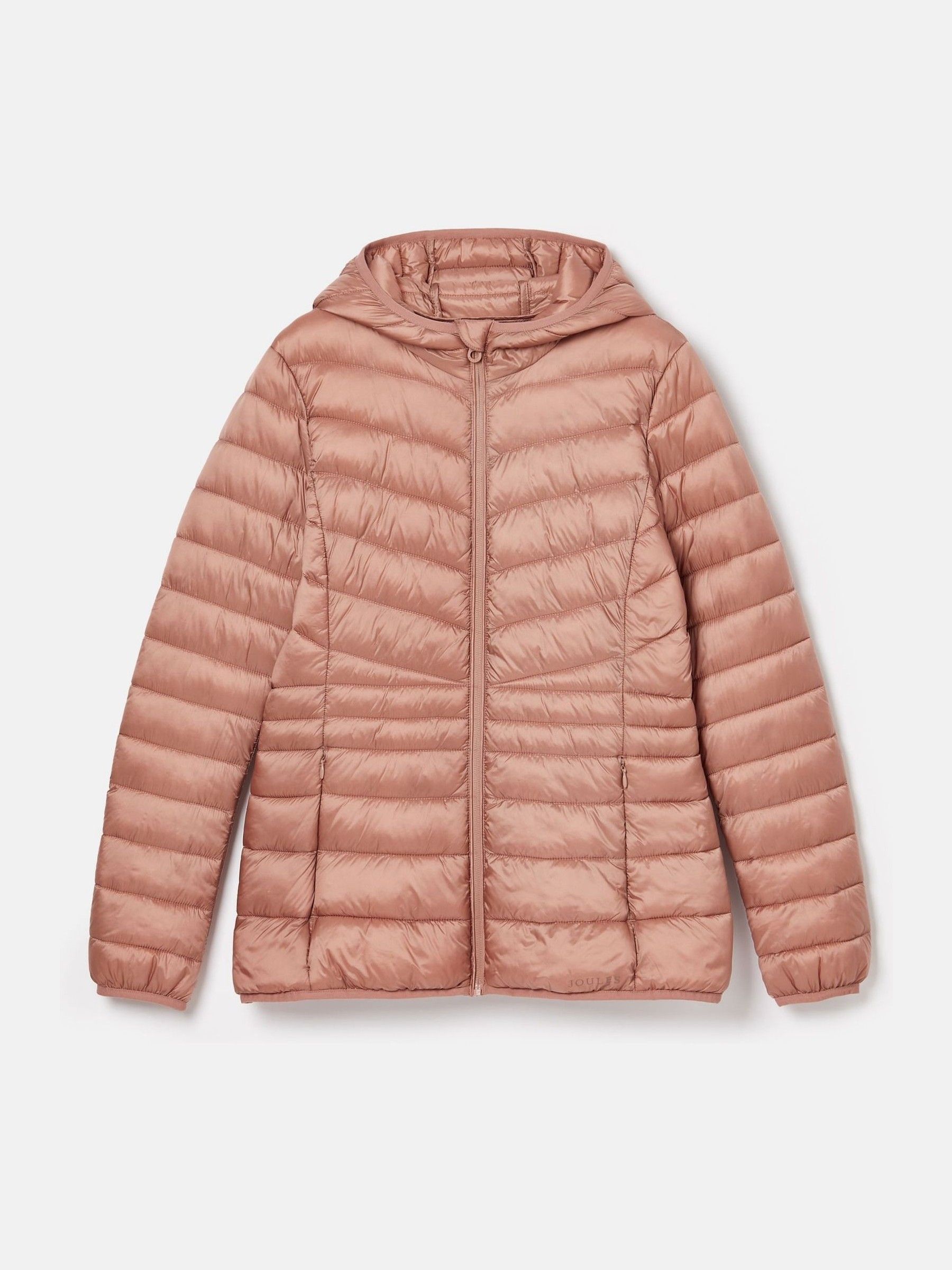 Kenley Pink Showerproof Padded Coat with Hood - Image 6 of 6