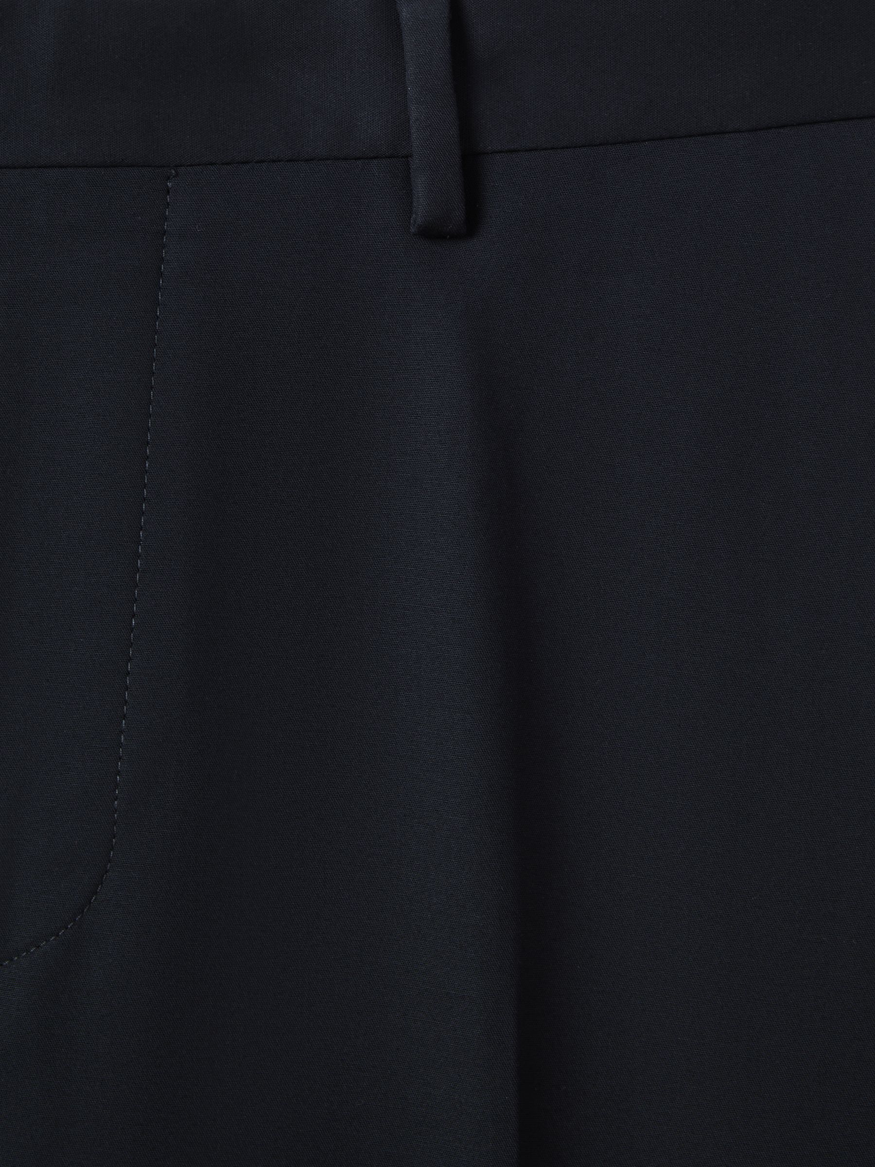 Slim Fit Cotton Blend Chinos in Navy - Image 7 of 7