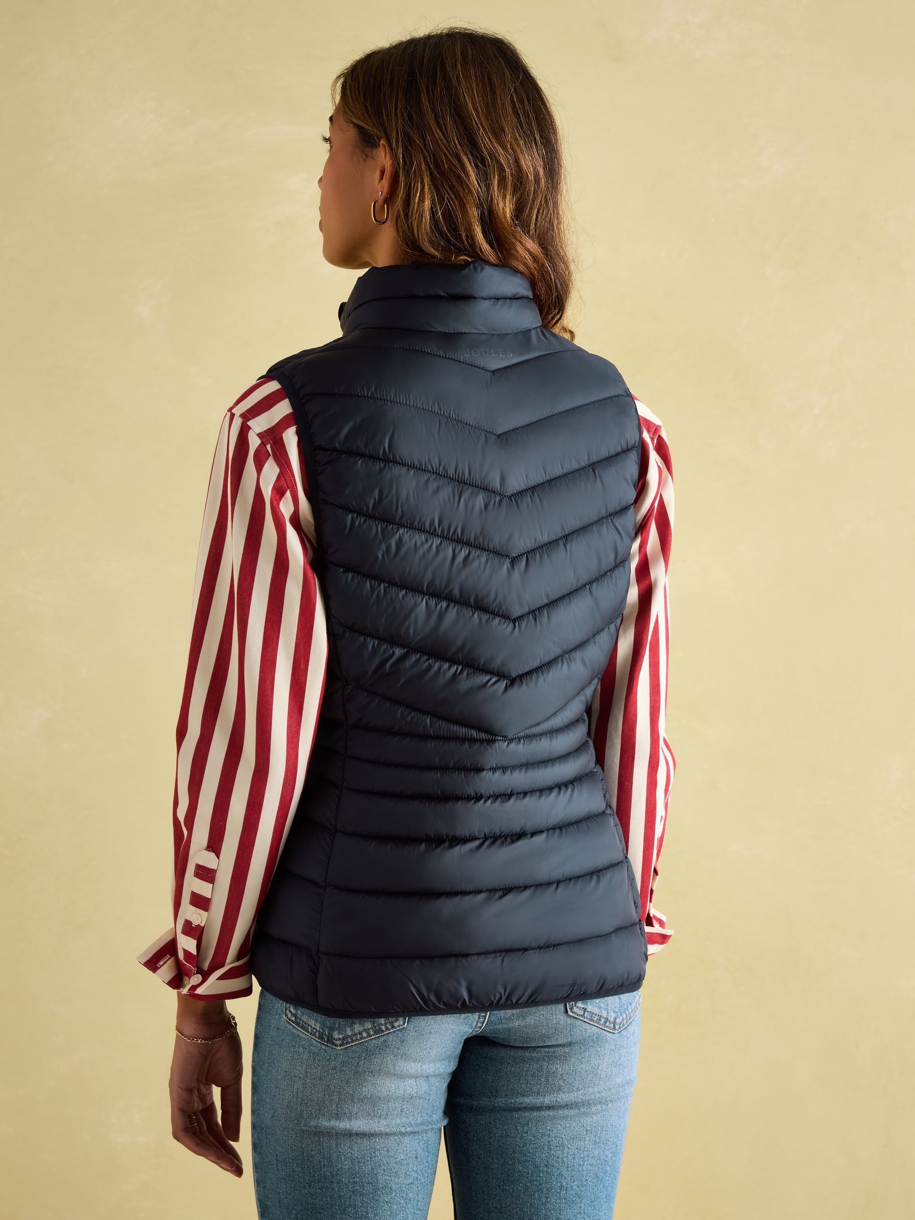 Kenley Navy Showerproof Padded Gilet - Image 2 of 5