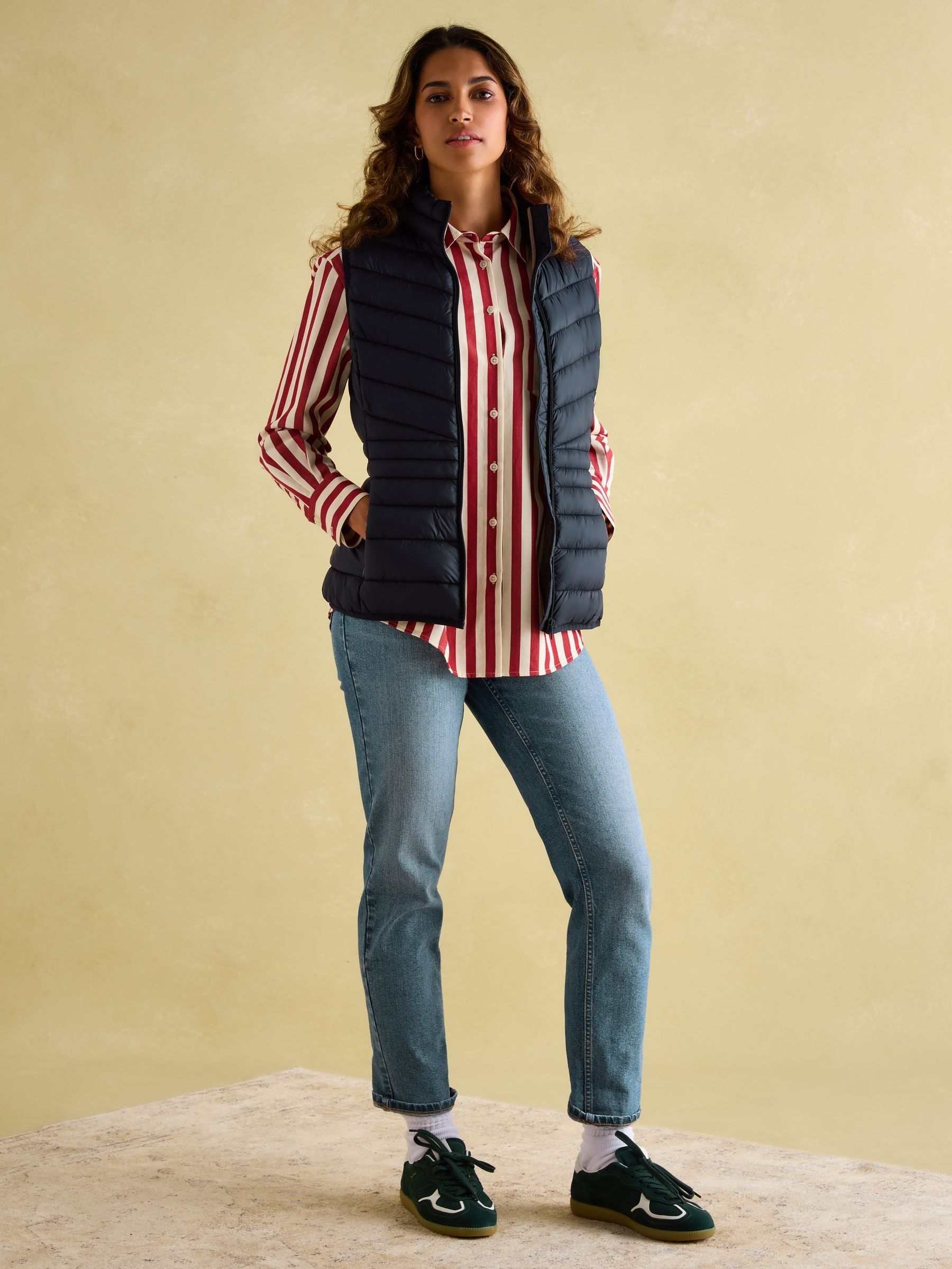 Kenley Navy Showerproof Padded Gilet - Image 4 of 5