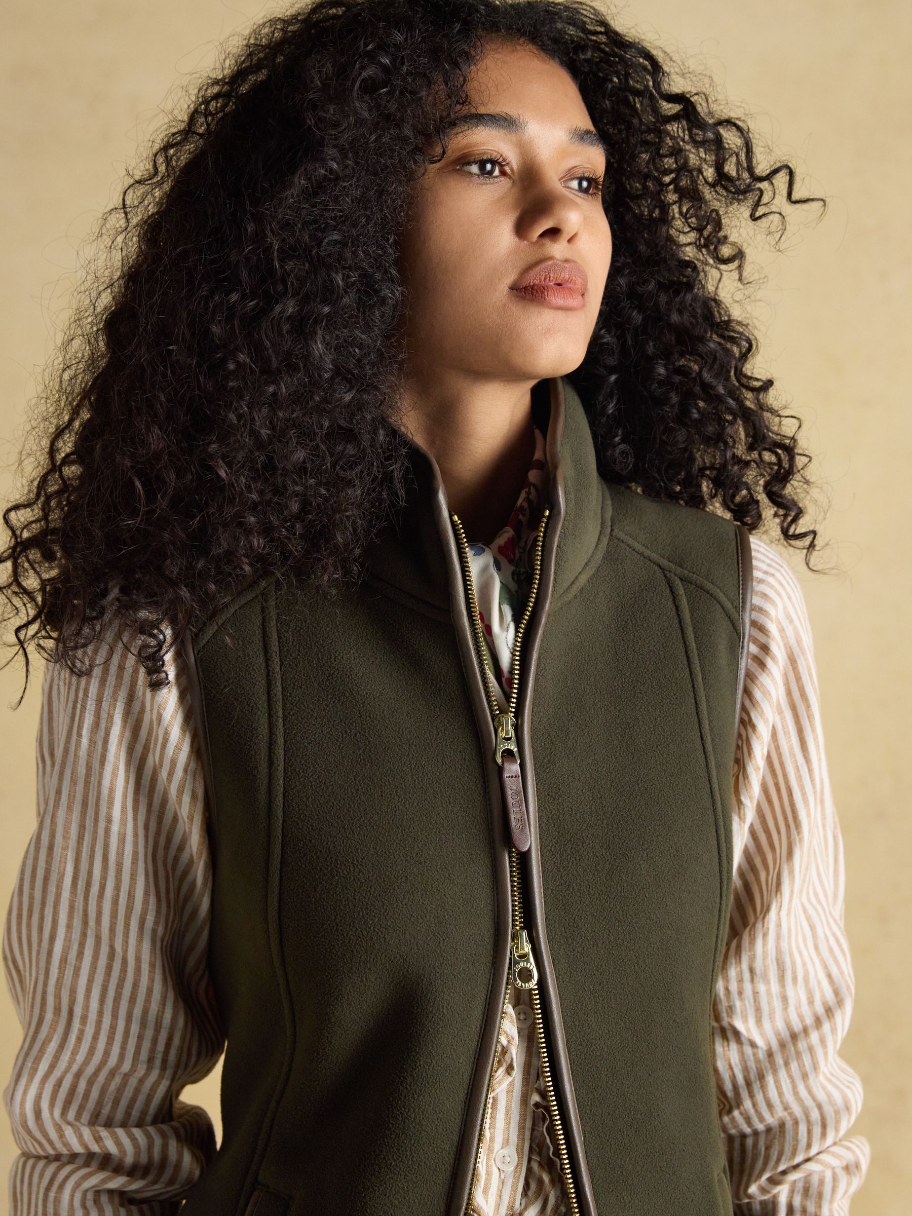 Fairbourne Green Fleece Gilet - Image 10 of 12
