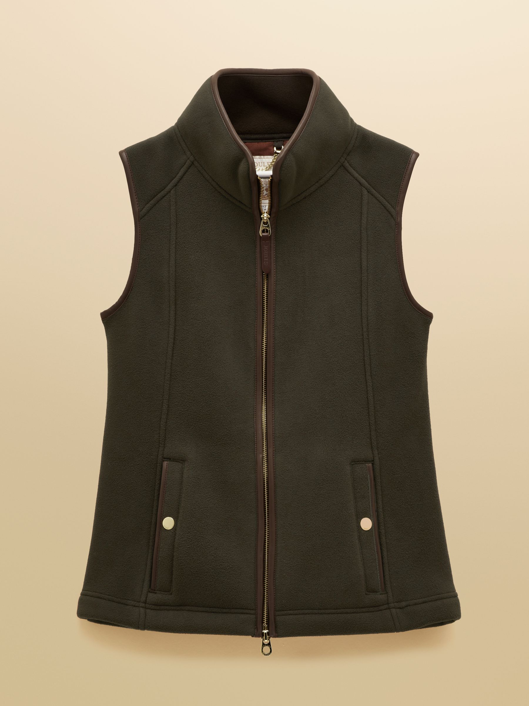Heritage Khaki Green Regular Fleece Gilet - Image 10 of 10 Heritage Khaki Green Regular Fleece Gilet - Image 10 of 10