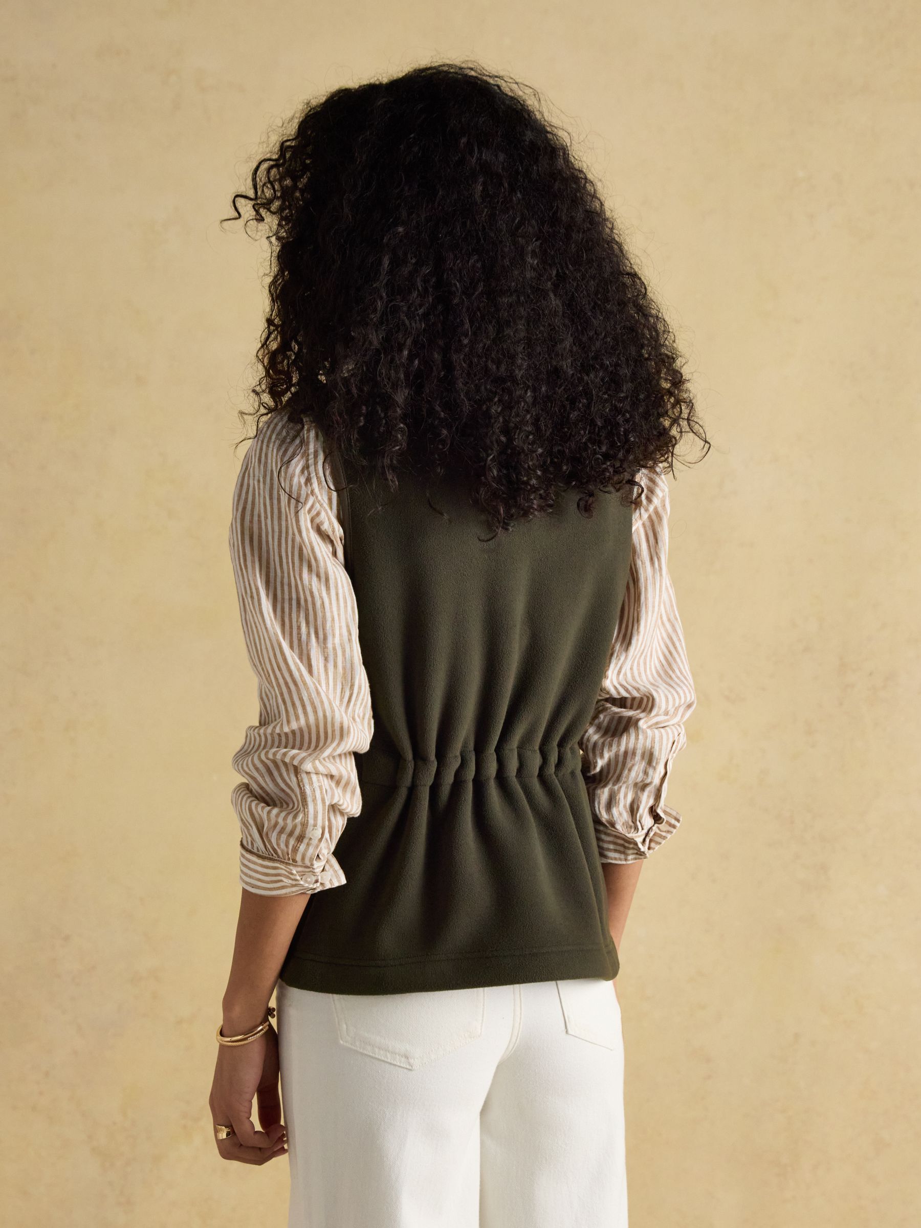 Fairbourne Green Fleece Gilet - Image 2 of 12