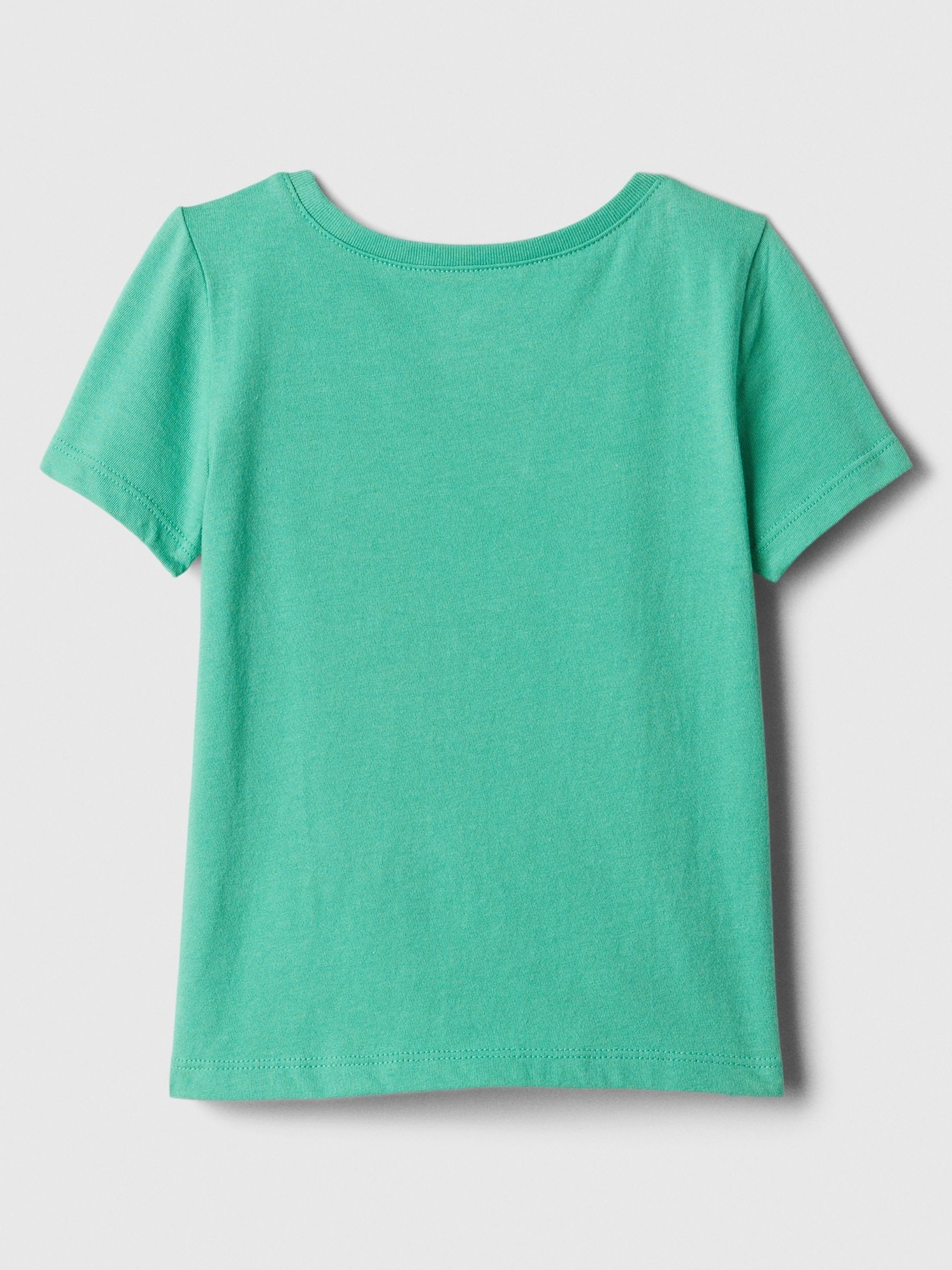 Green Logo Short Sleeve Crew Neck T-Shirt (Newborn-5yrs) - Image 2 of 2