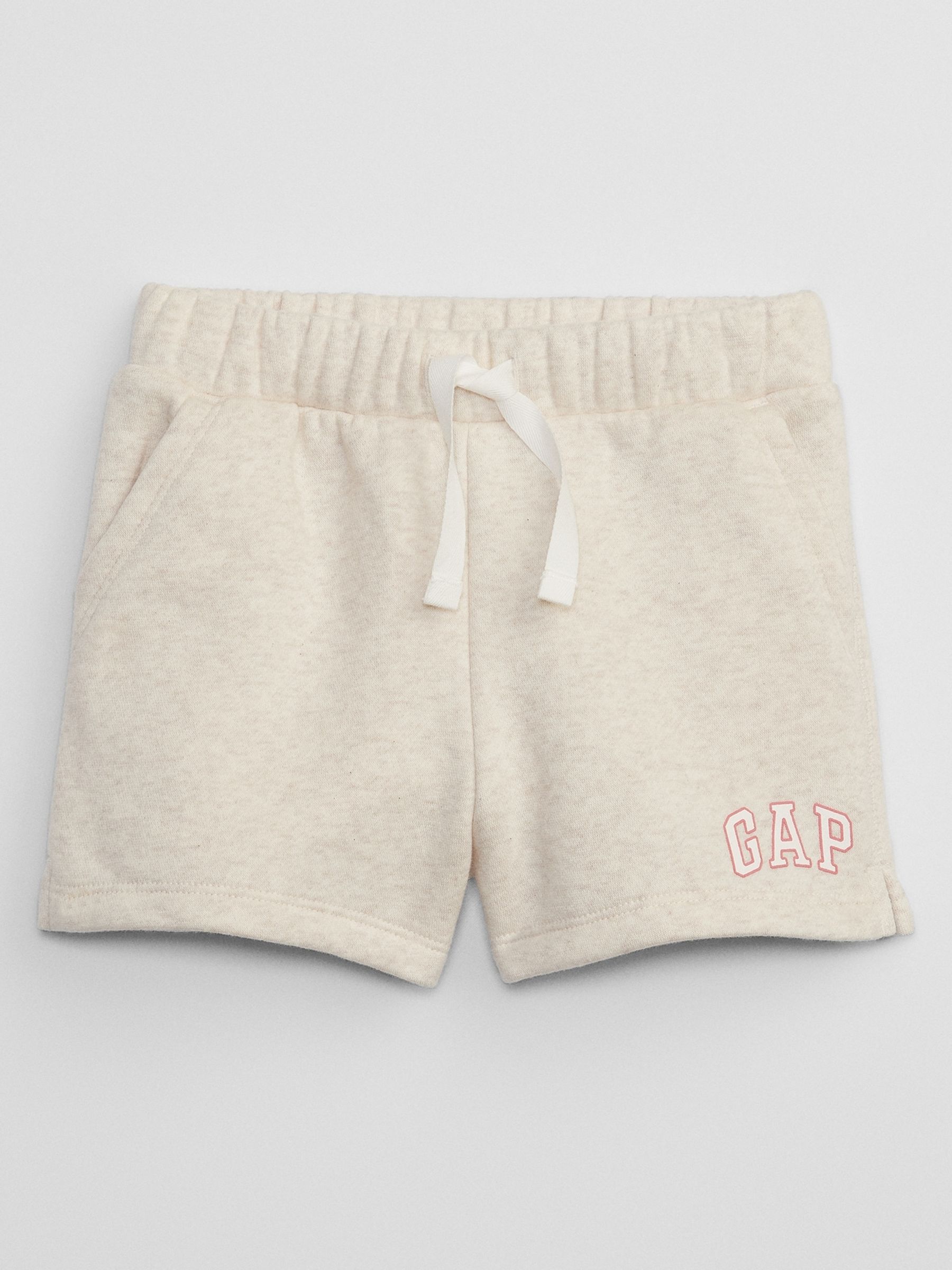 Beige Pull On Logo Baby Jogger Shorts (6mths-5yrs) - Image 1 of 2