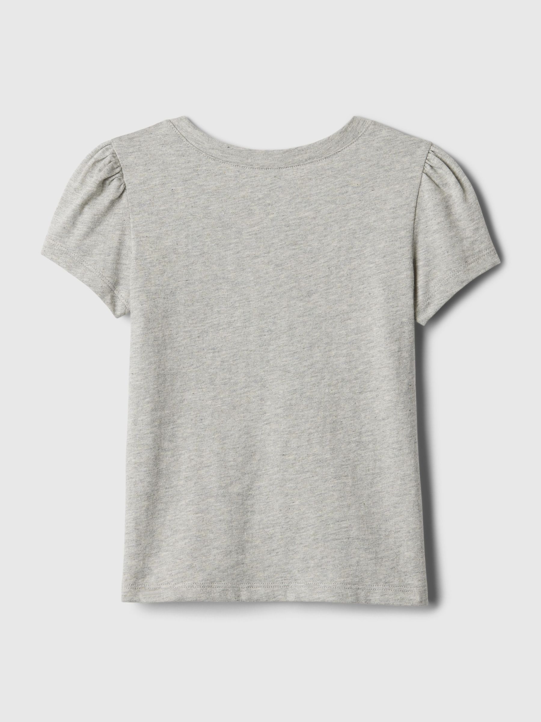 Grey Logo Graphic Print Short Sleeve Crew Neck T-Shirt (Newborn-5yrs) - Image 2 of 2