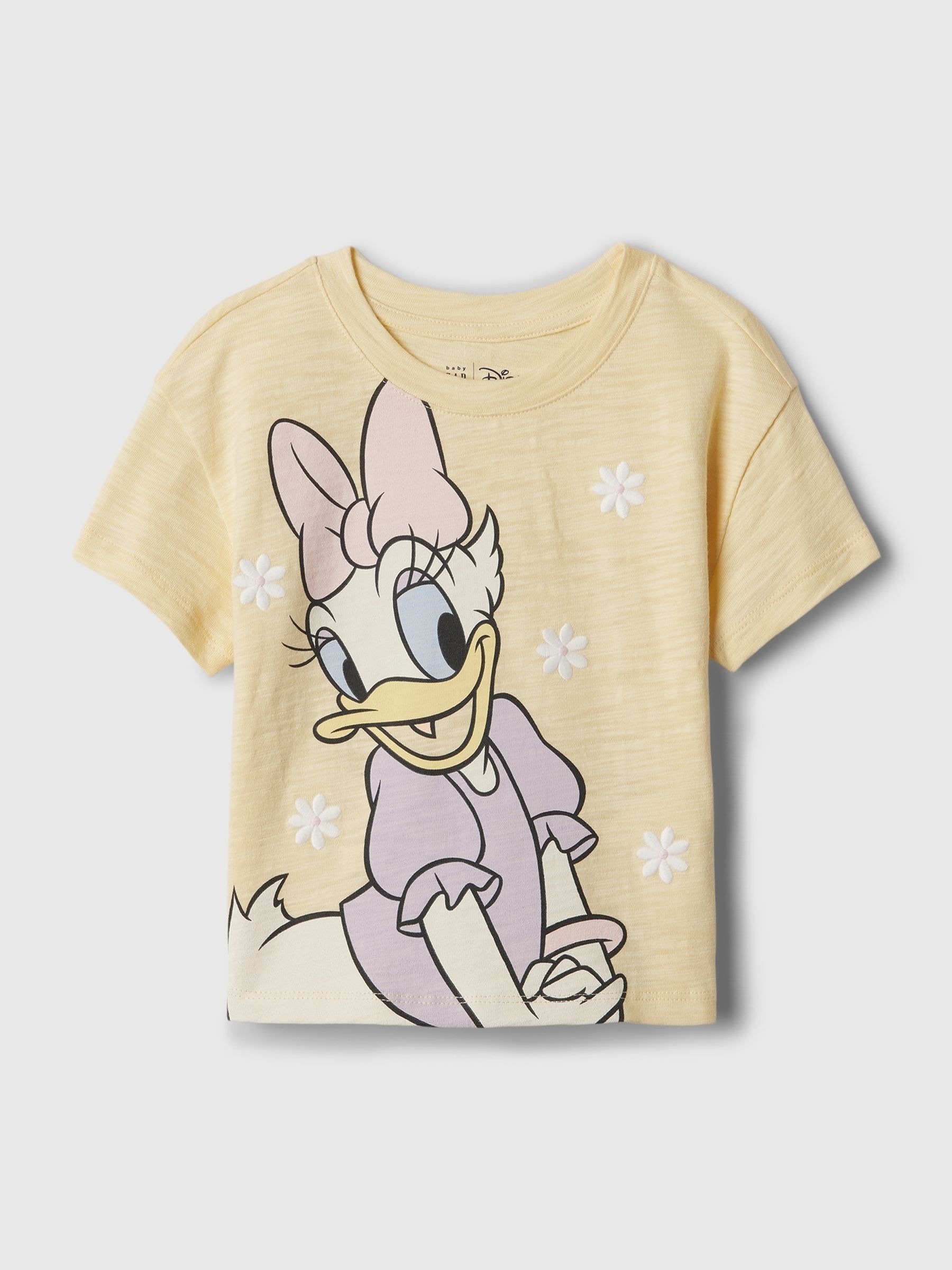 Yellow Disney Graphic Short Sleeve Crew Neck T-Shirt (6mths-5yrs) - Image 1 of 2