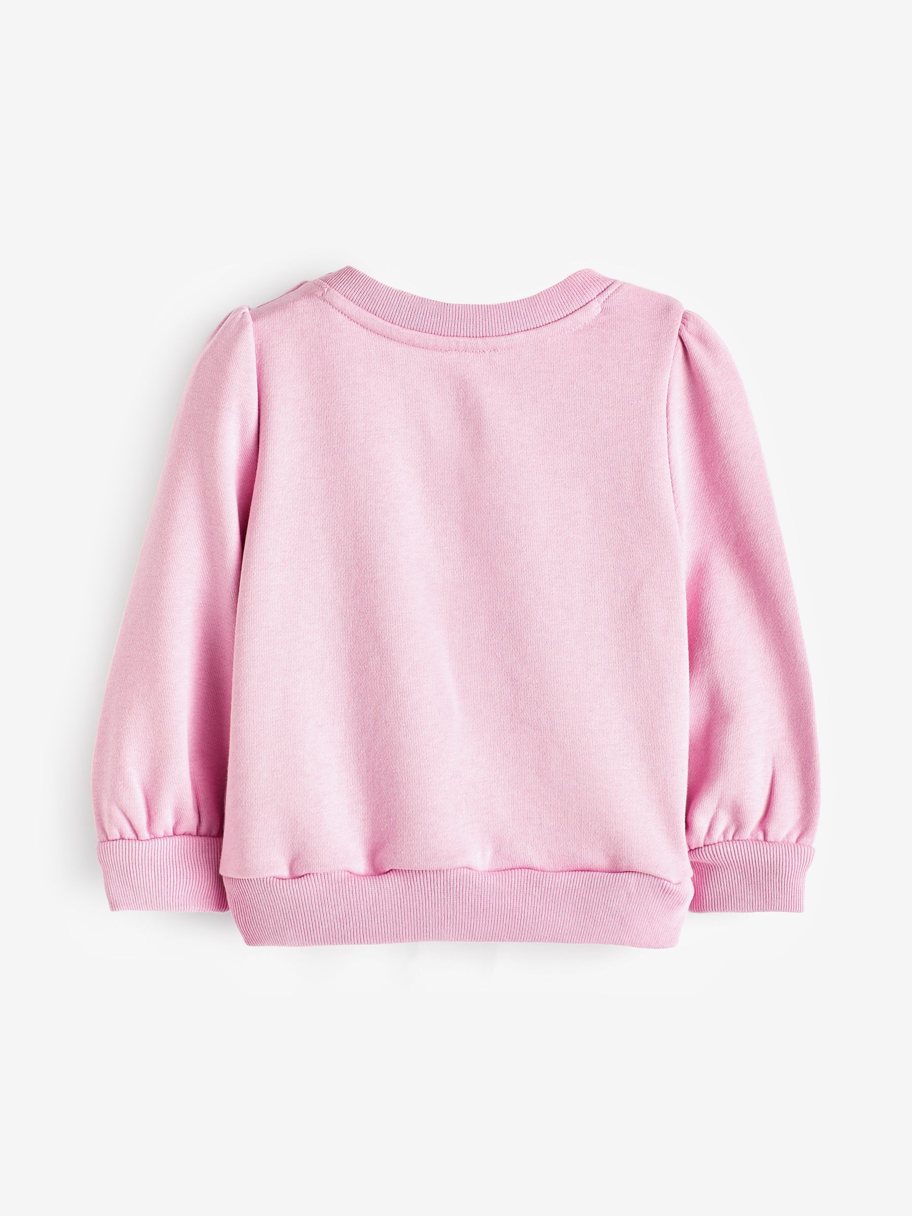 Pink Logo Long Sleeve Baby Crew Neck Sweatshirt (6mths-5yrs) - Image 2 of 3