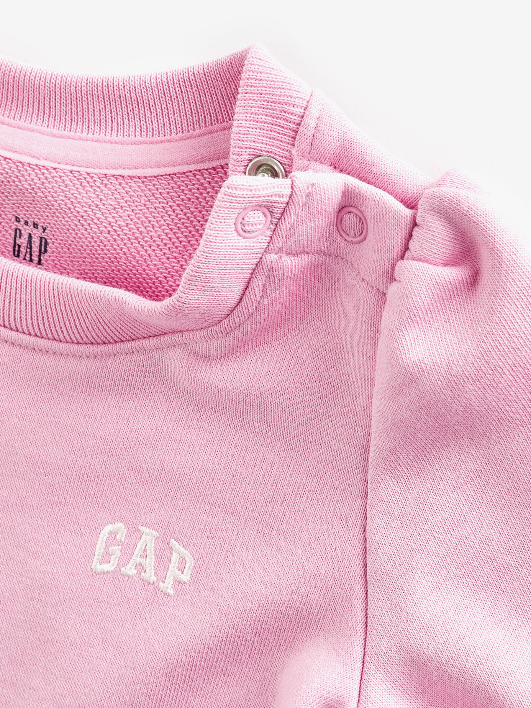 Pink Logo Long Sleeve Baby Crew Neck Sweatshirt (6mths-5yrs) - Image 3 of 3