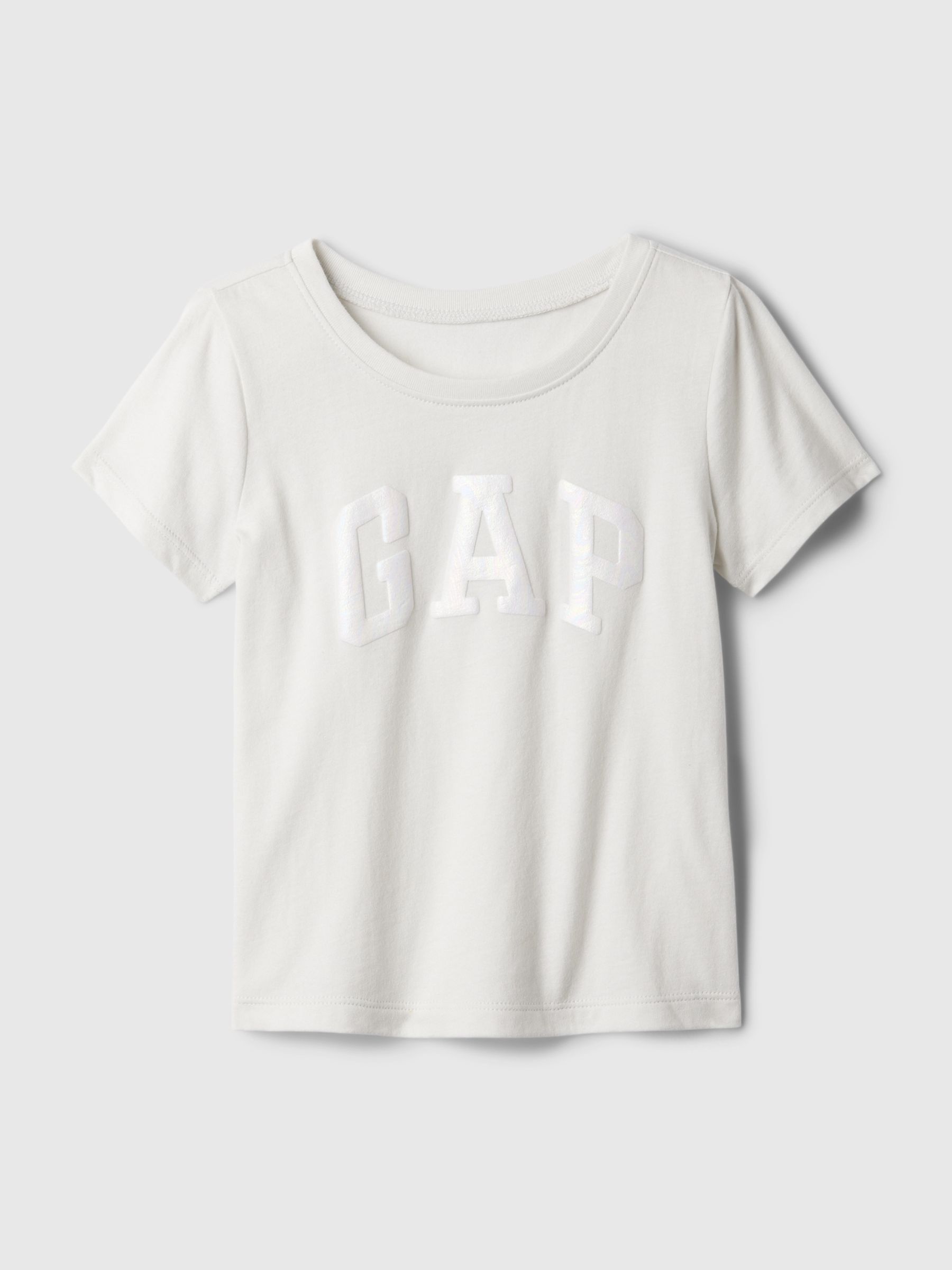 White Crew Neck Short Sleeve Logo T-Shirt (Newborn-5yrs) - Image 1 of 3