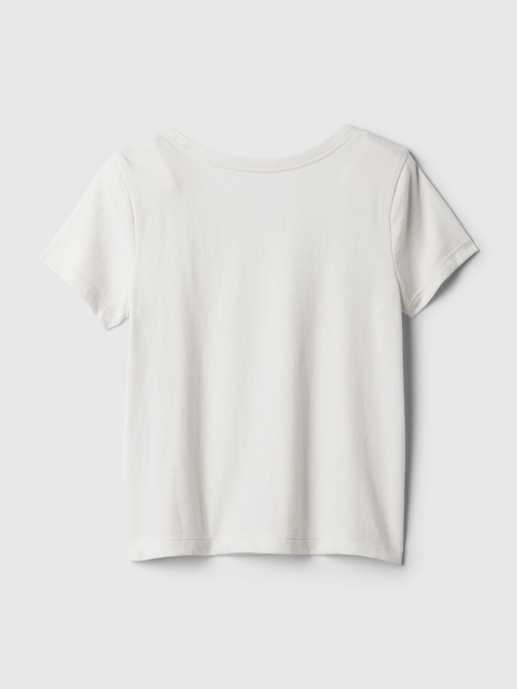 White Crew Neck Short Sleeve Logo T-Shirt (Newborn-5yrs) - Image 2 of 3