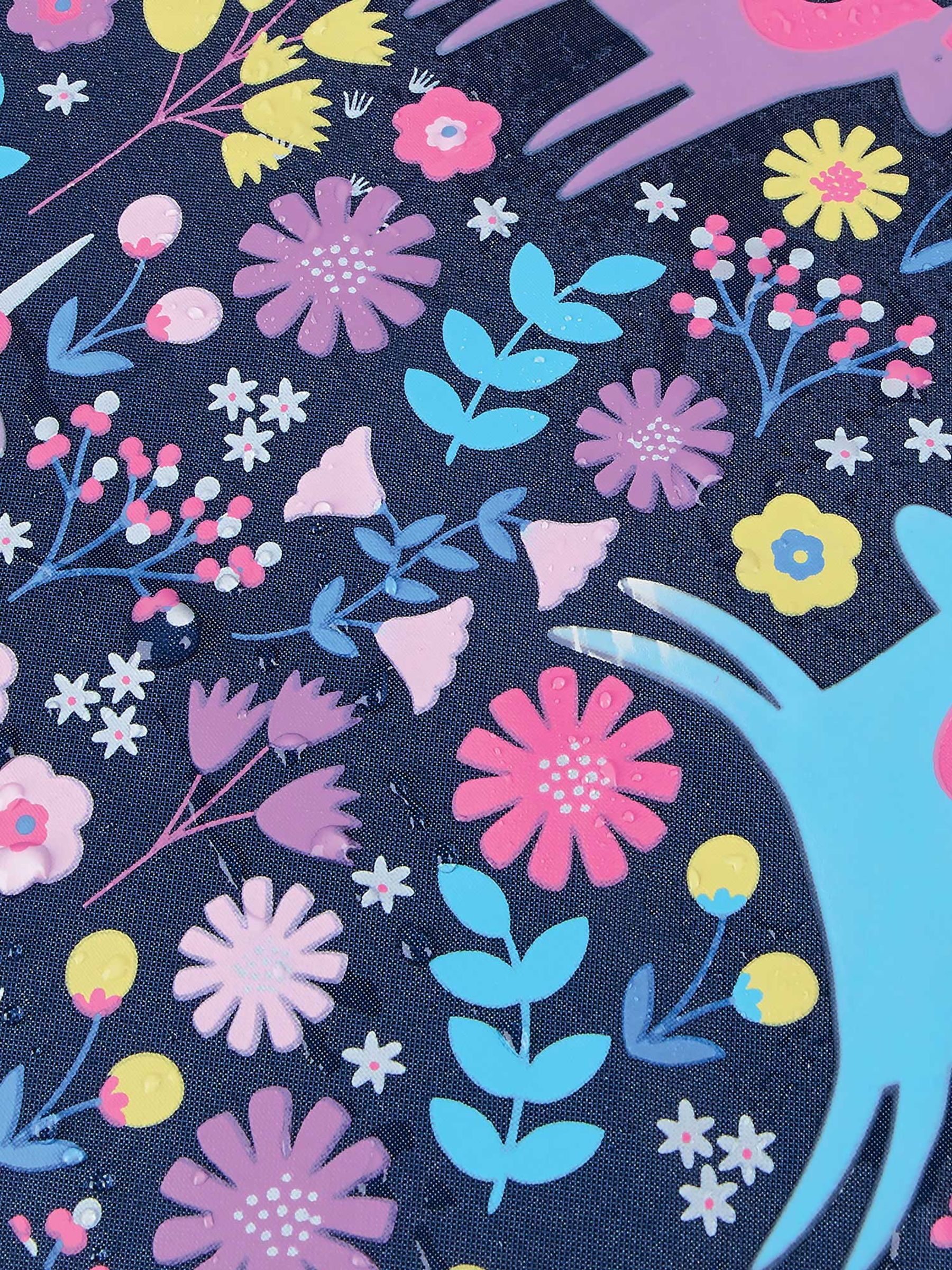 Navy Kids' Unicorn Colour Change Umbrella - Image 2 of 2