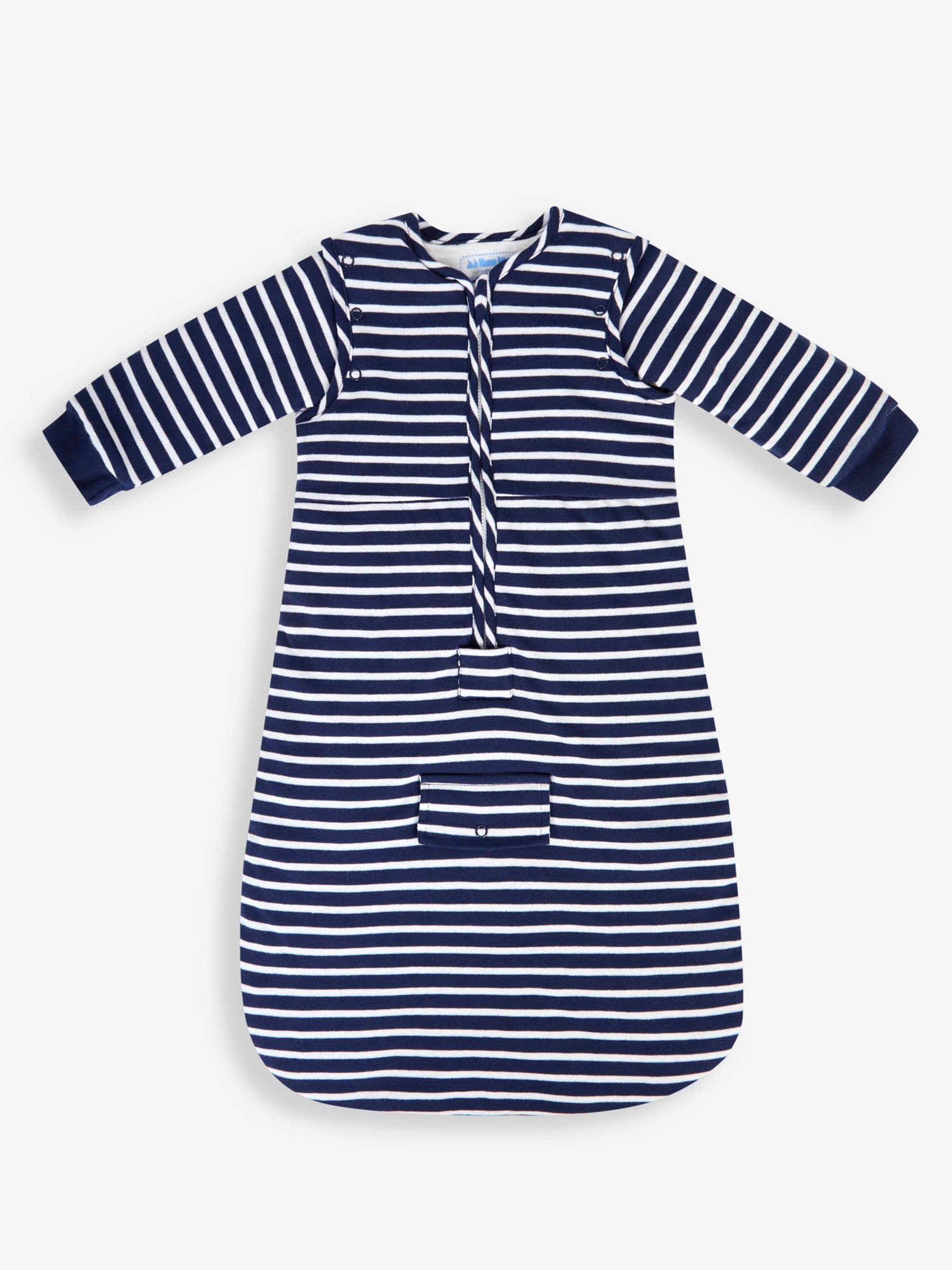 Navy Stripe 2.5 Tog Travel Baby Sleeping Bag - Image 3 of 4