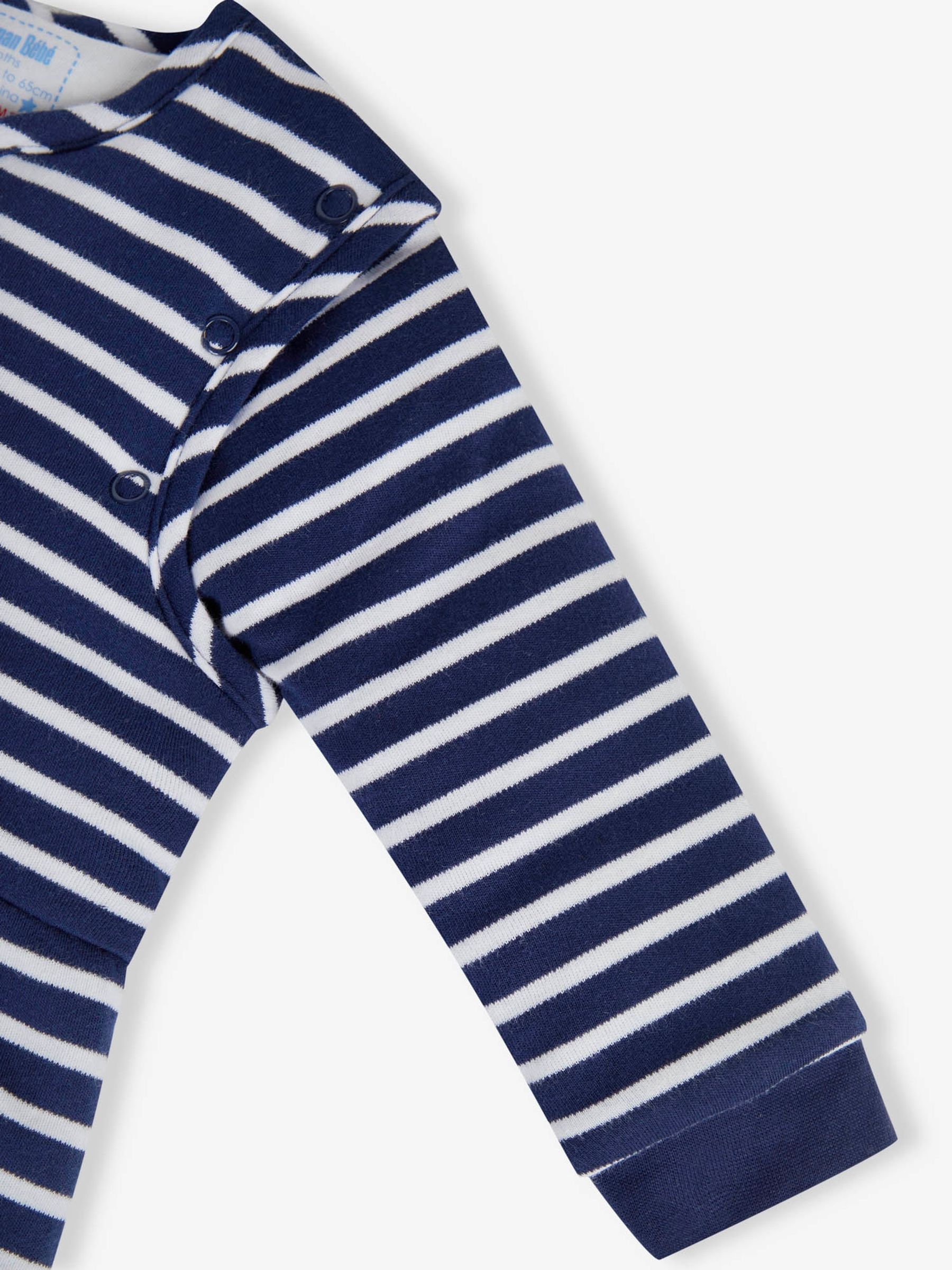 Navy Stripe 2.5 Tog Travel Baby Sleeping Bag - Image 4 of 4