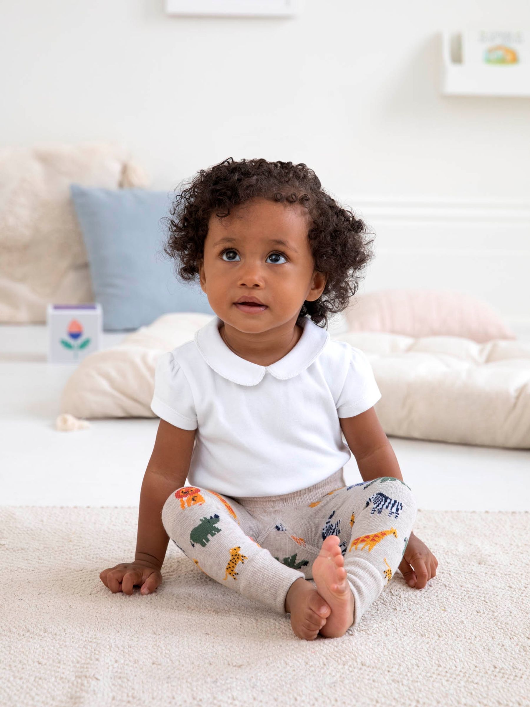 Natural Safari Knitted Leggings - Image 1 of 3