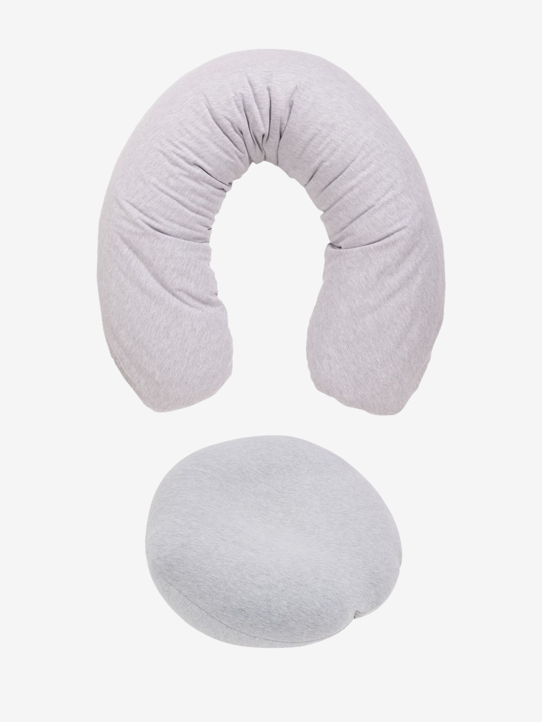 Grey Microbean Maternity Pillow & Baby Nest Converter Cover Set - Image 1 of 3
