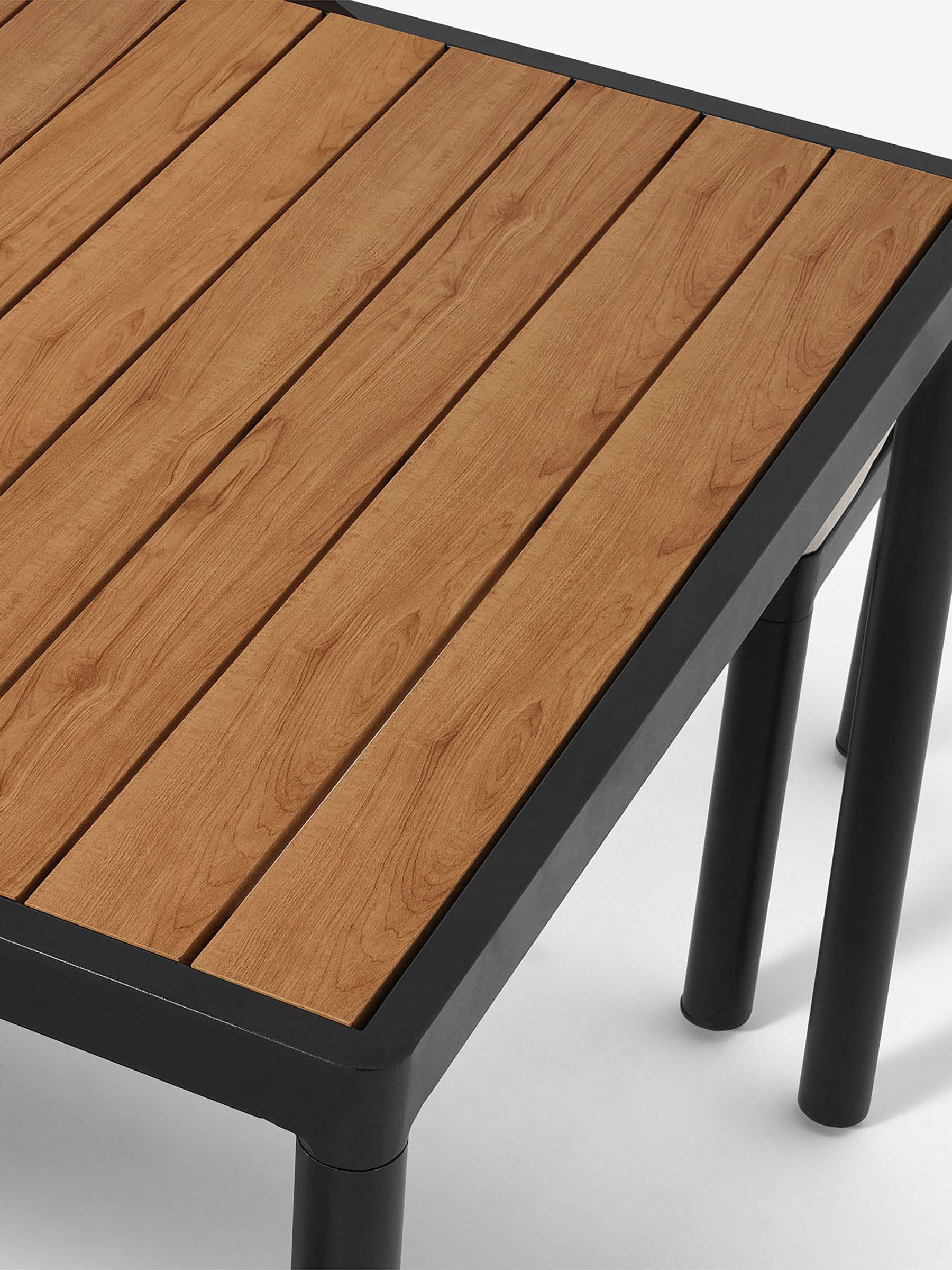 Sassari Garden Dining Bench Set in Grey - Image 4 of 9