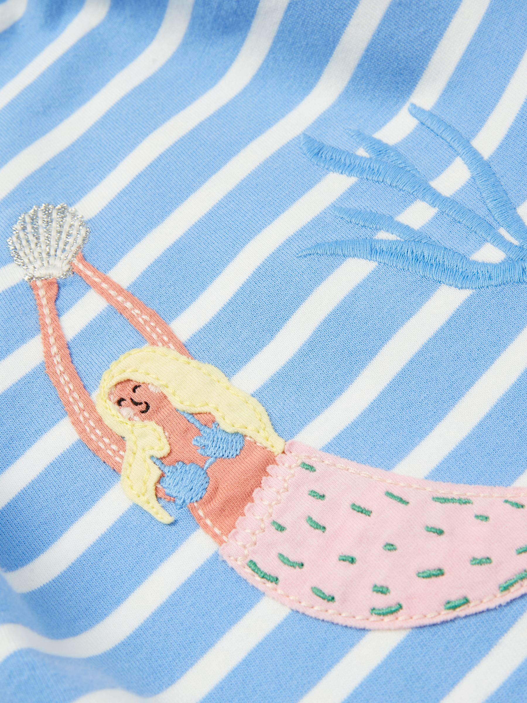 Skye Pink & Blue Jersey T-Shirt Dress - Image 5 of 7