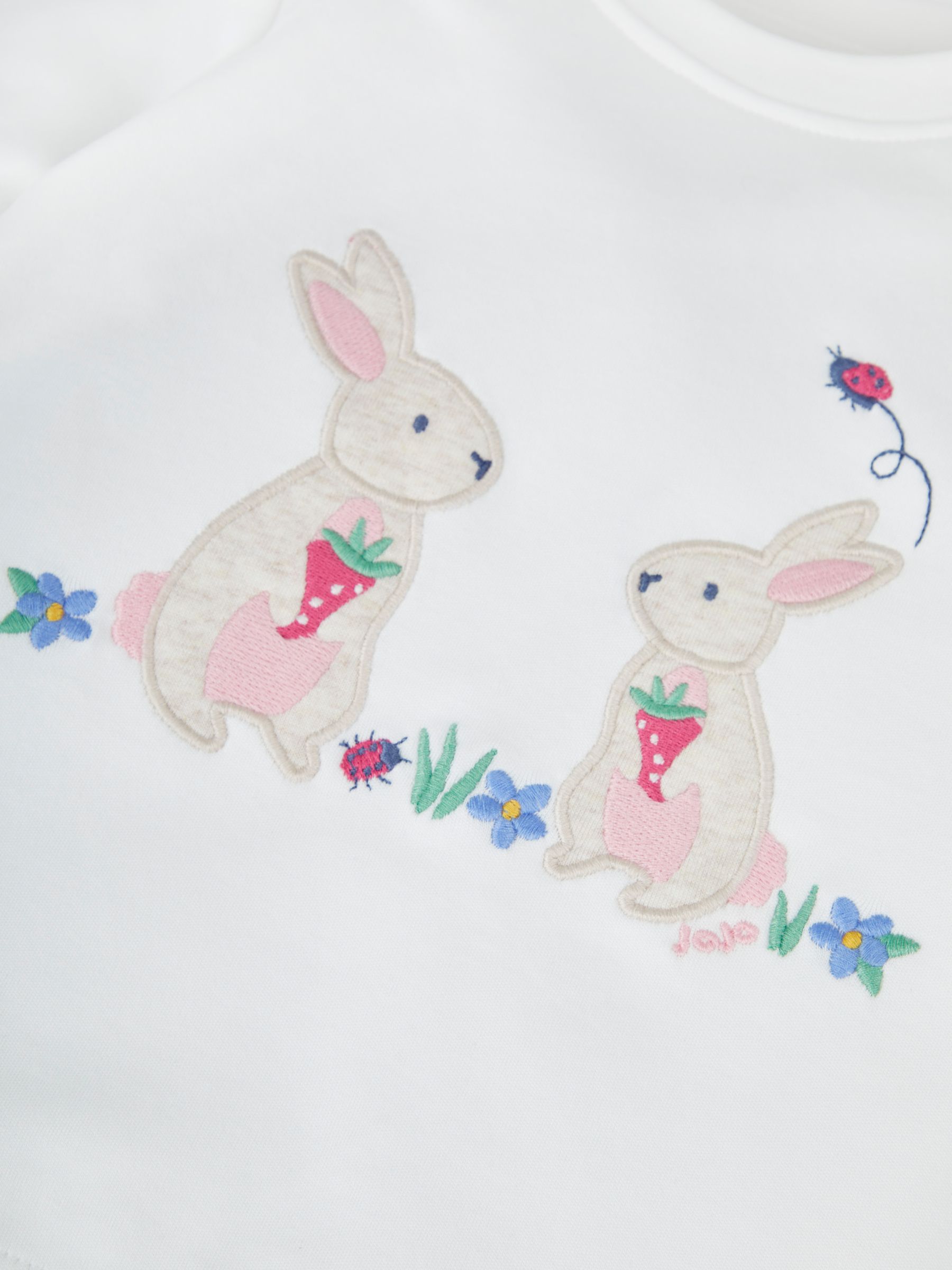 Pink Girls' 2-Pack Strawberry Jersey Pyjamas - Image 8 of 12