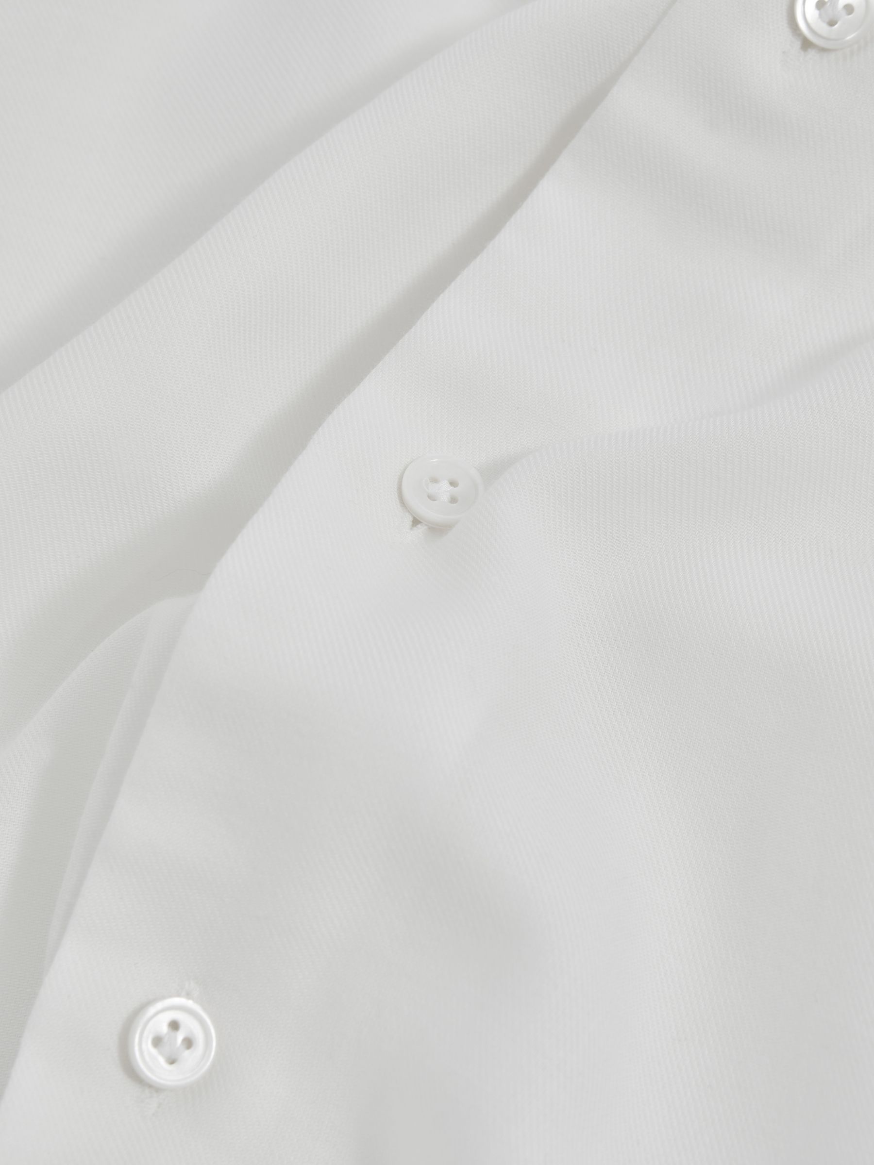 Atelier Italian Cotton Cashmere Shirt in White - Image 6 of 6