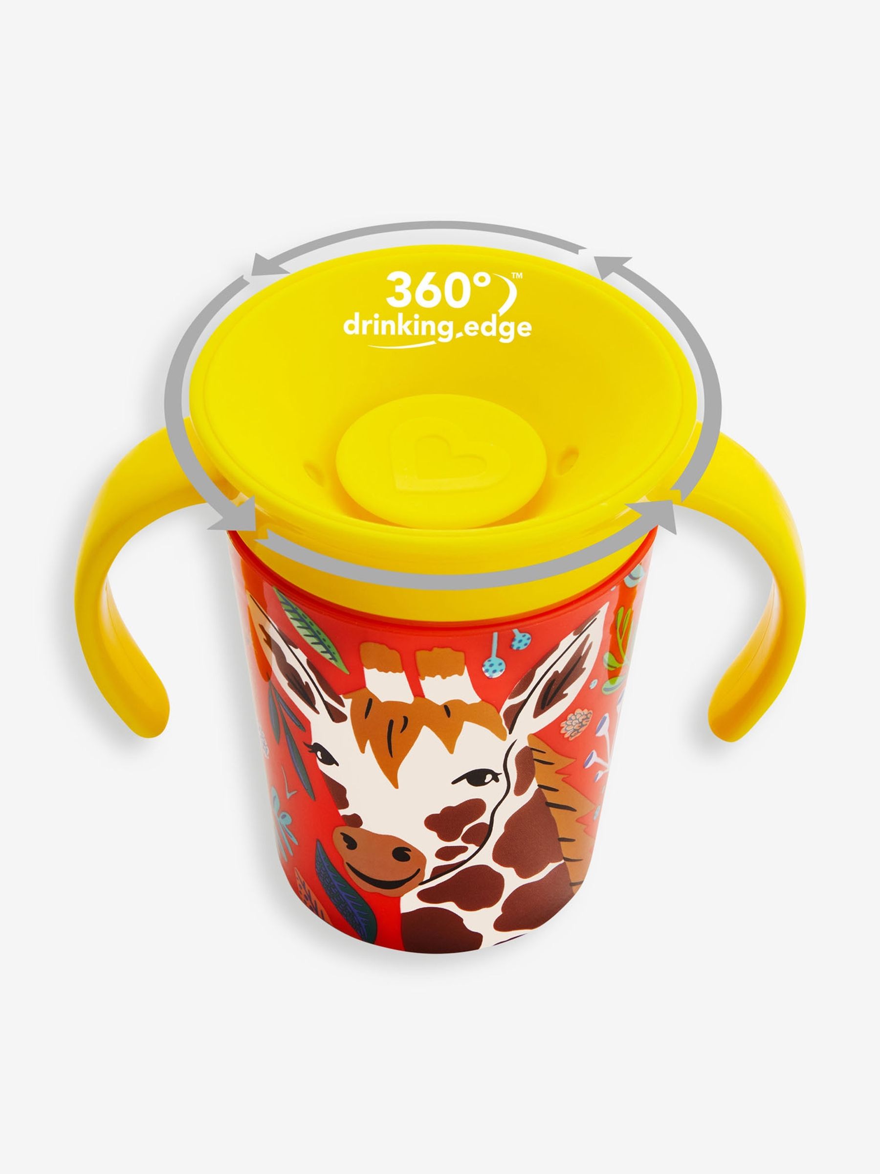 Munchkin Miracle WildLove 360° Trainer Cup Giraffe - Image 3 of 6