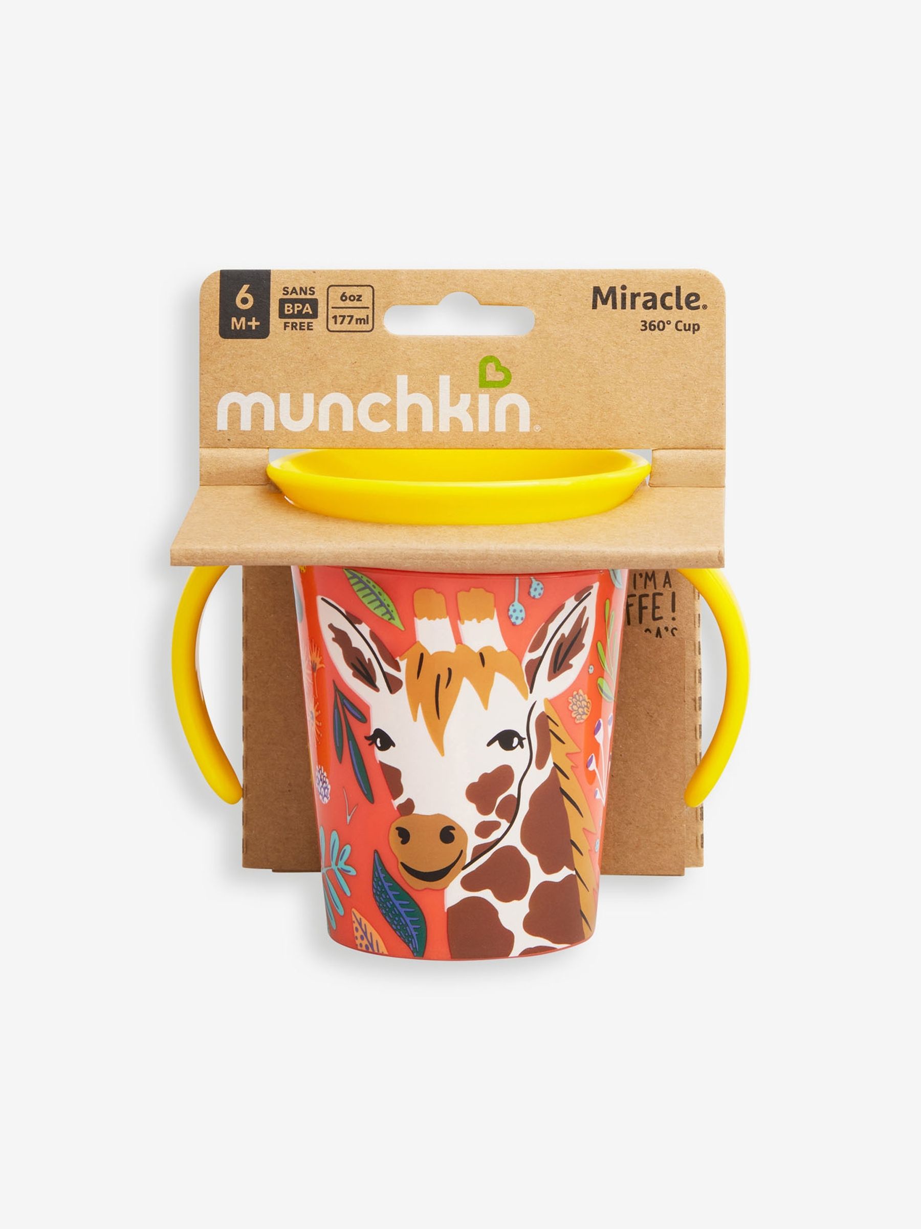 Munchkin Miracle WildLove 360° Trainer Cup Giraffe - Image 4 of 6