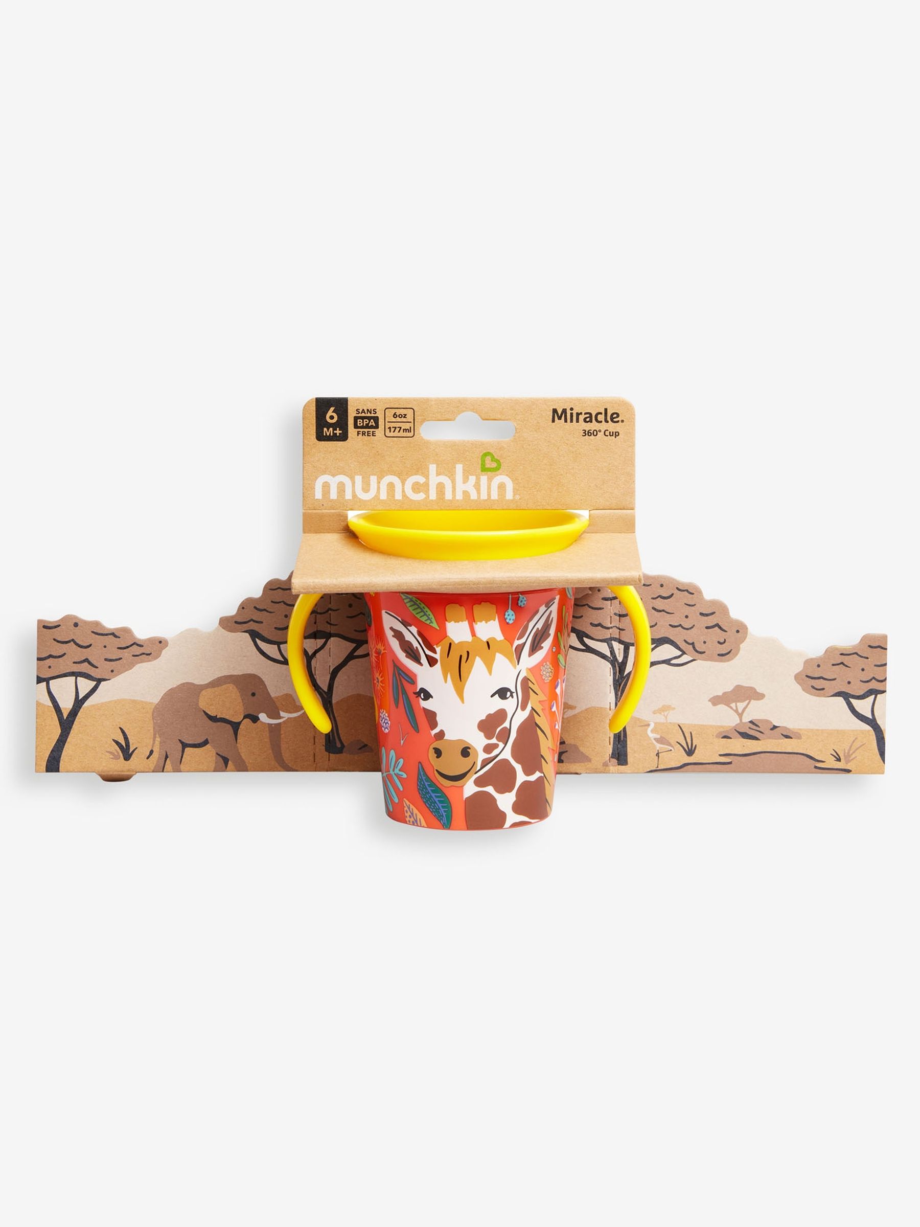 Munchkin Miracle WildLove 360° Trainer Cup Giraffe - Image 5 of 6