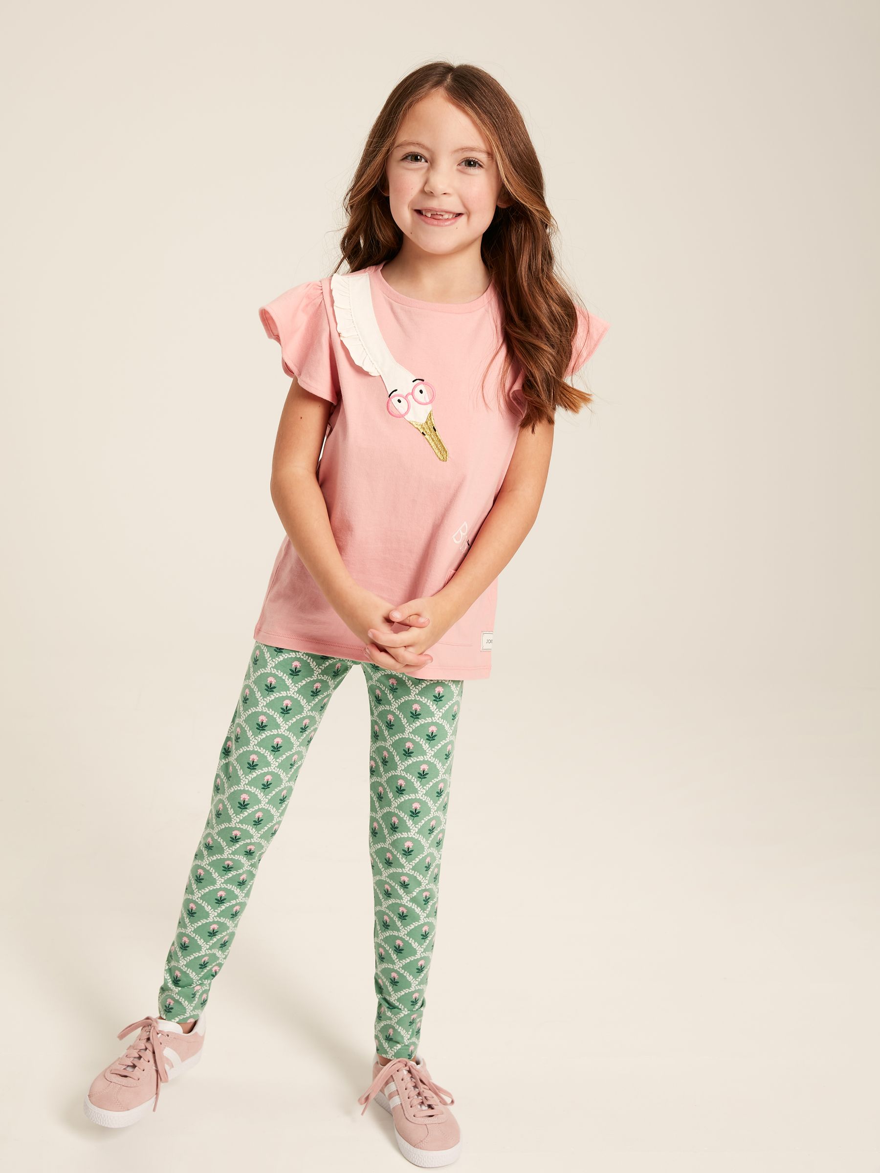Girls' Flutter Astra Pink Short Sleeve Artwork T-Shirt - Image 4 of 13