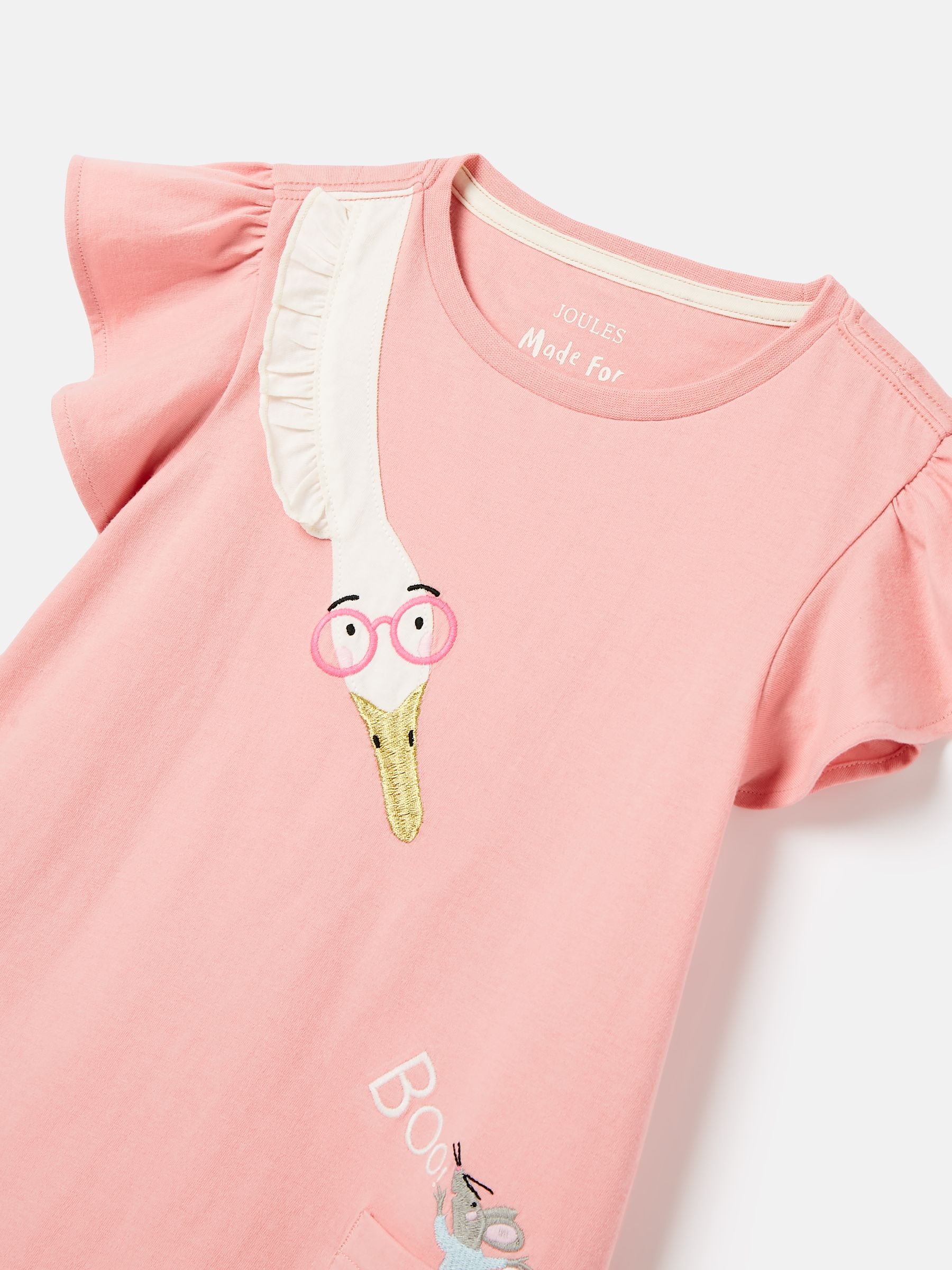 Girls' Flutter Astra Pink Short Sleeve Artwork T-Shirt - Image 5 of 5 Girls' Flutter Astra Pink Short Sleeve Artwork T-Shirt - Image 5 of 5